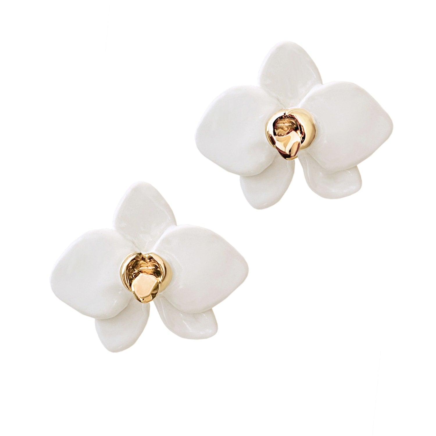Orchid Stud Earrings