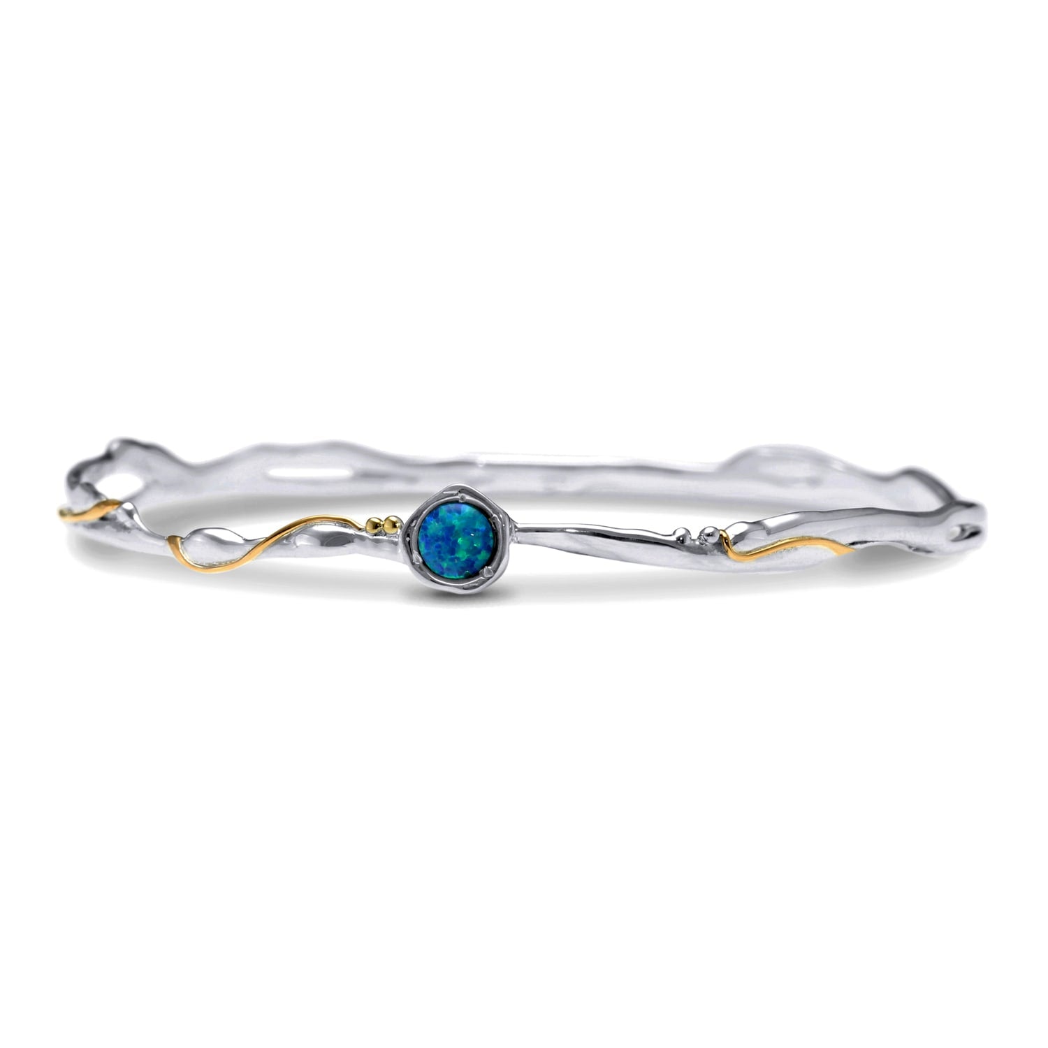 Organic Delicate Opalite Bangle