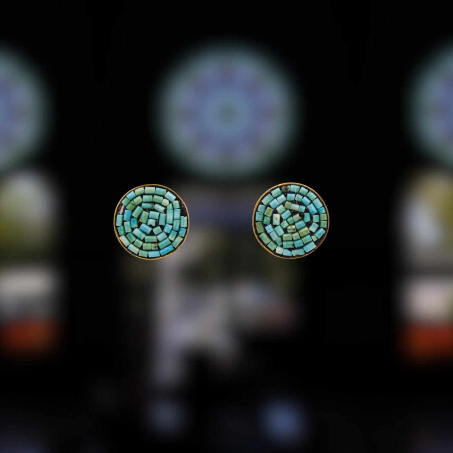 Orient Express Turquoise Earrings