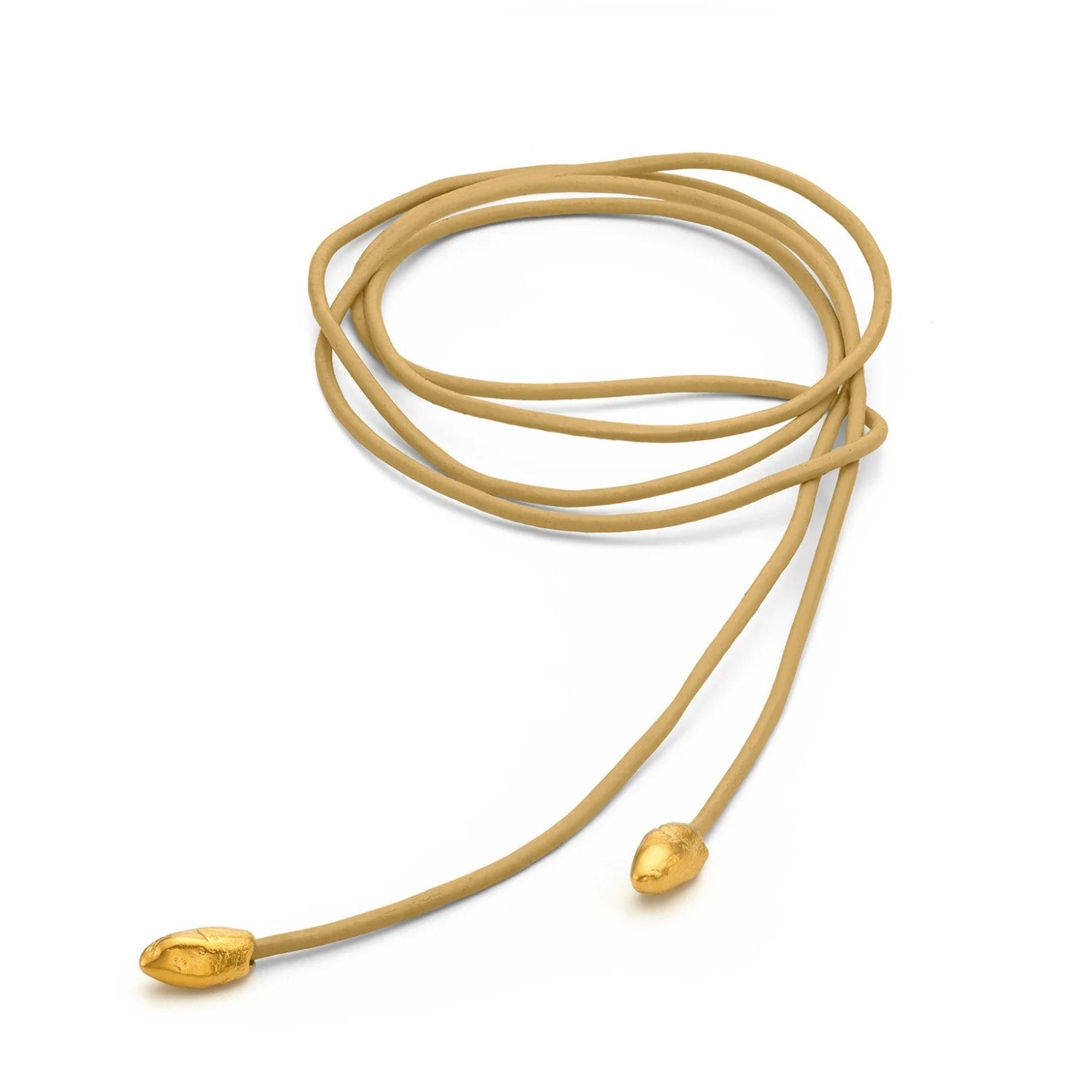 Origin Bow Sand Necklace Gold