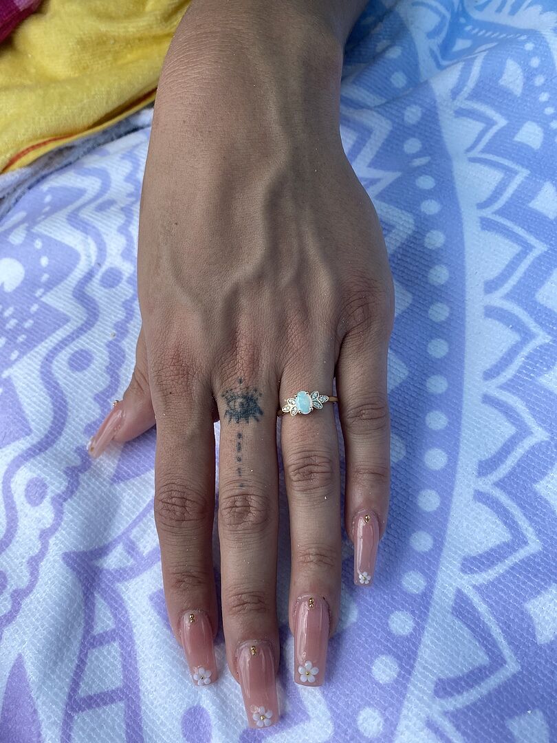 Vintage Style Oval Opal Ring with Diamond Accents