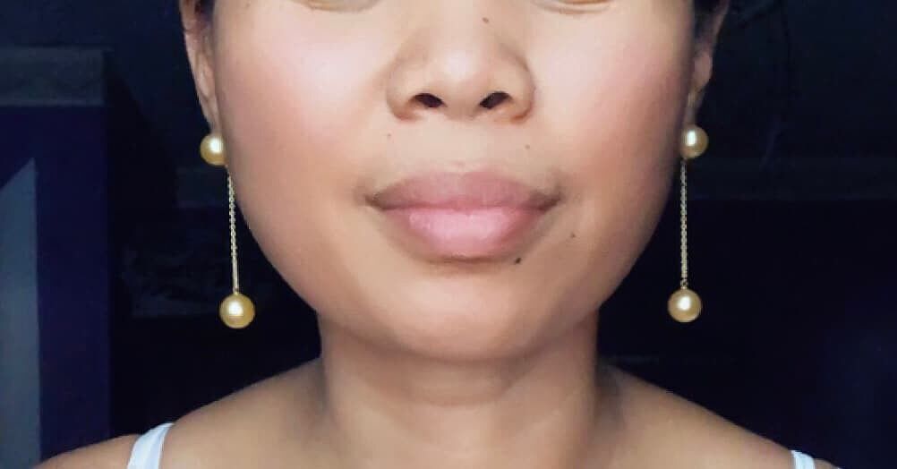 Tahitian Pearl Long Chain Drop Earrings