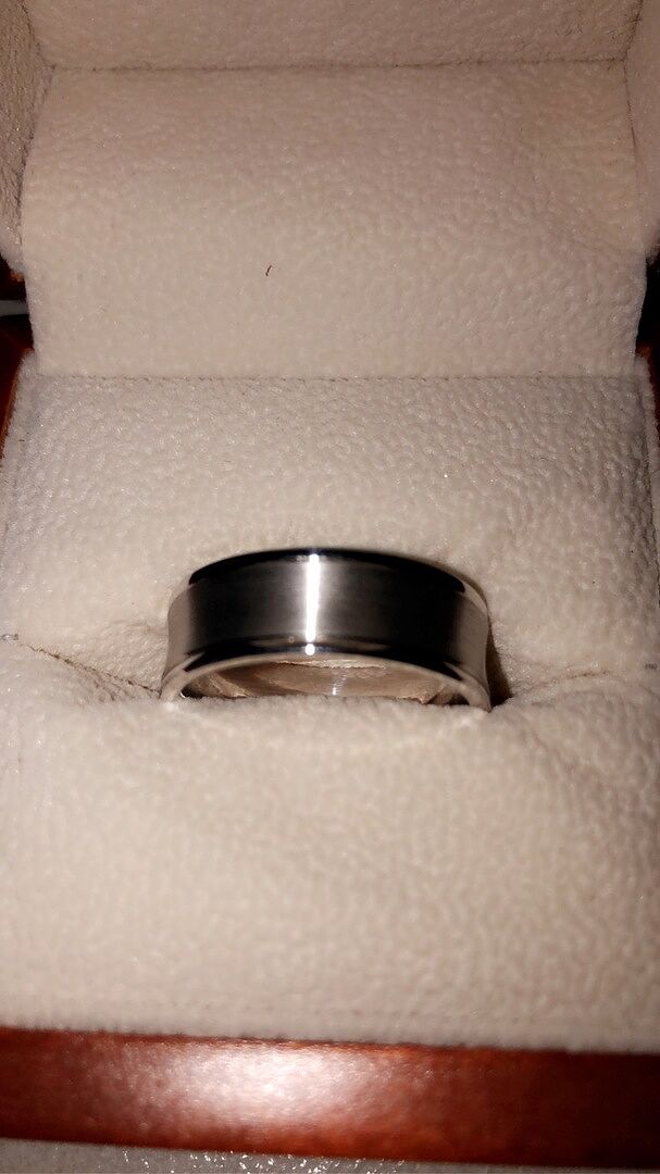 Comfort Fit Satin Finish Concave Wedding Band