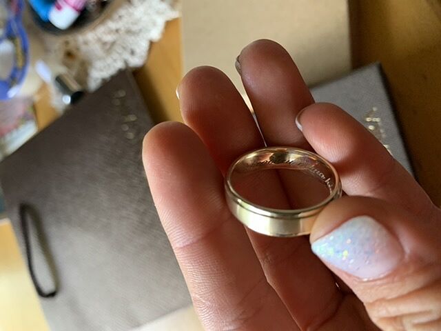 Comfort Fit Satin Finish Contemporary Wedding Band for Him