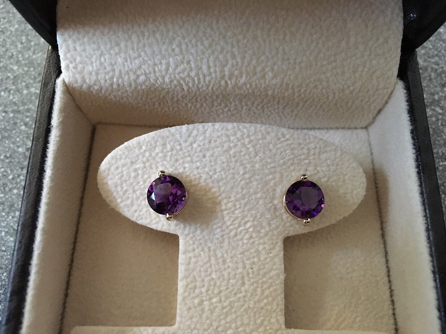 Unique Two Prong-Set Peridot Solitaire Stud Earrings