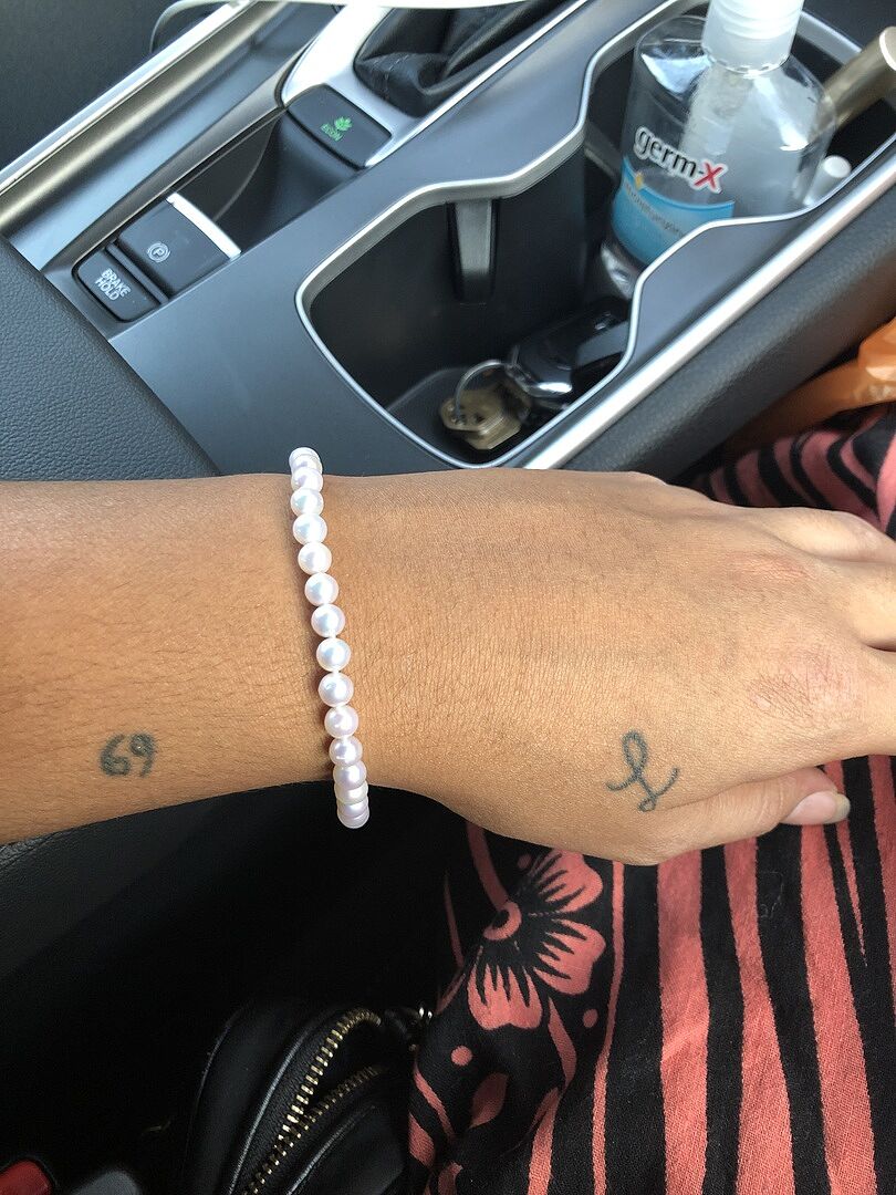 Freshwater Pearl Single Strand Bracelet