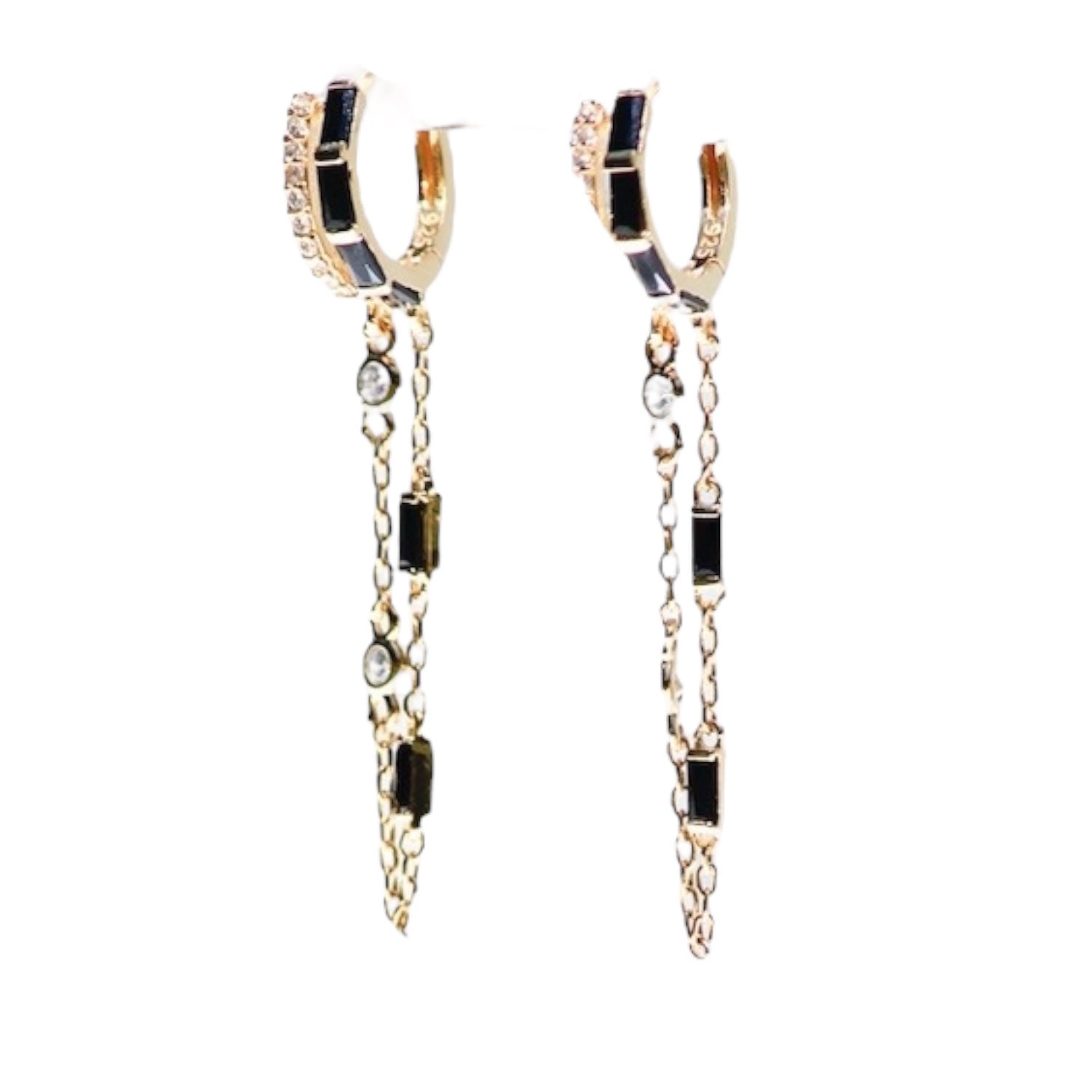 Orion Earrings- Black Onyx