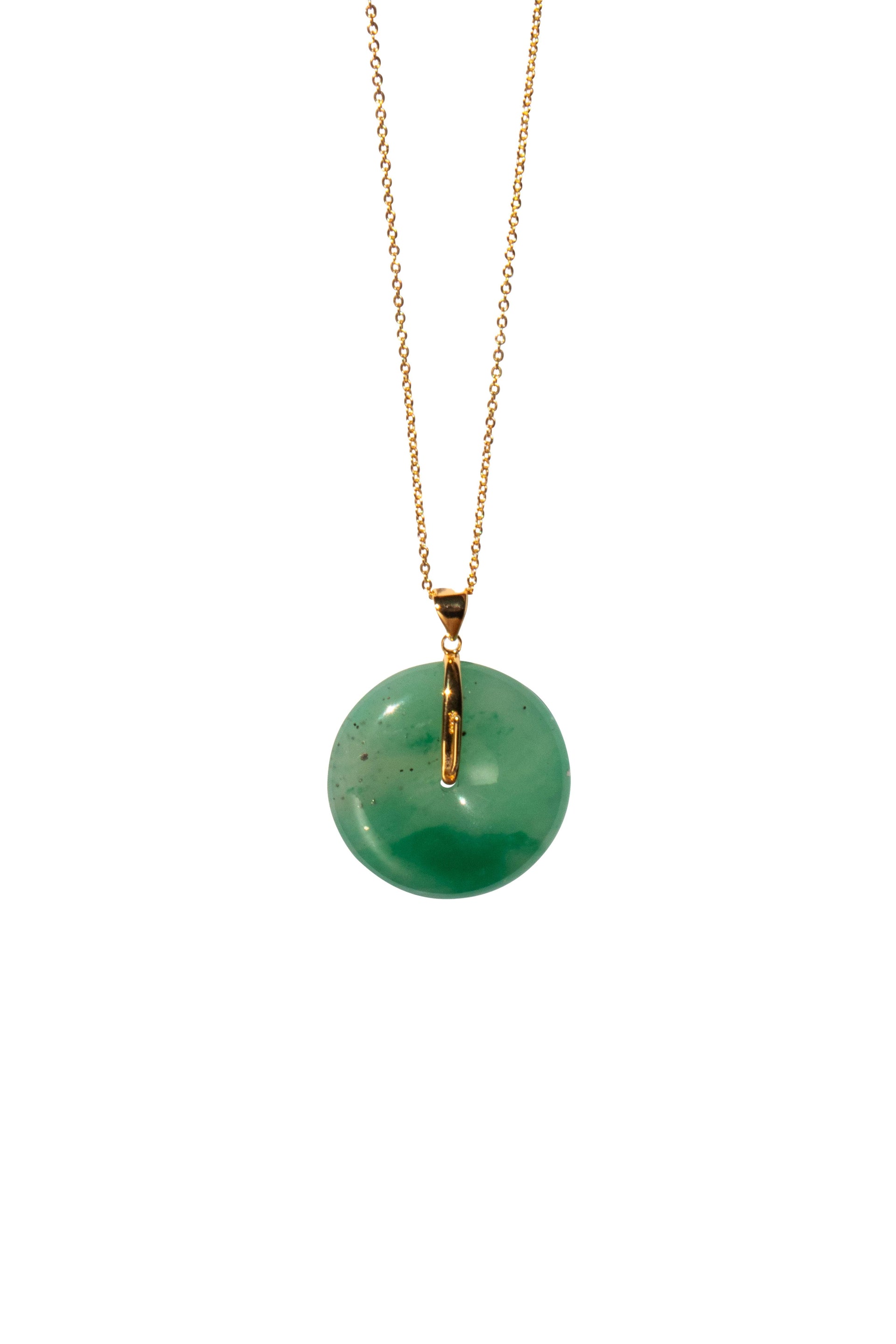 Oro Jade Stone Pendant Necklace