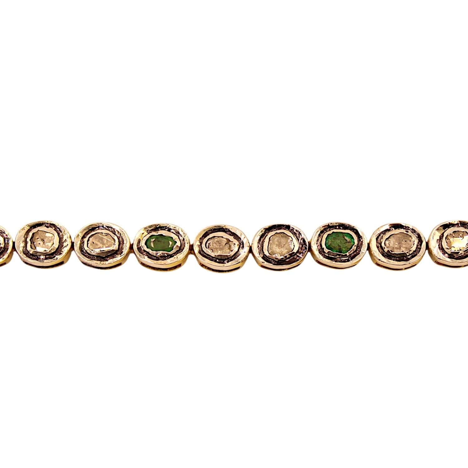Ottoman Diamond Emerald Bracelet