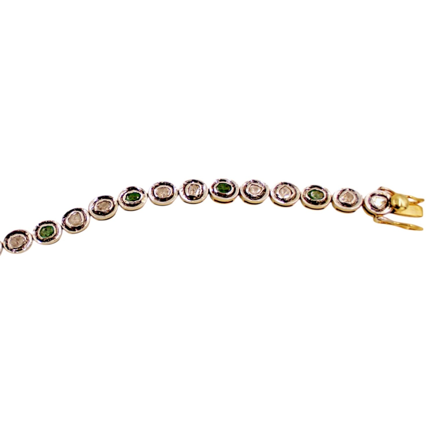 Ottoman Diamond Emerald Bracelet