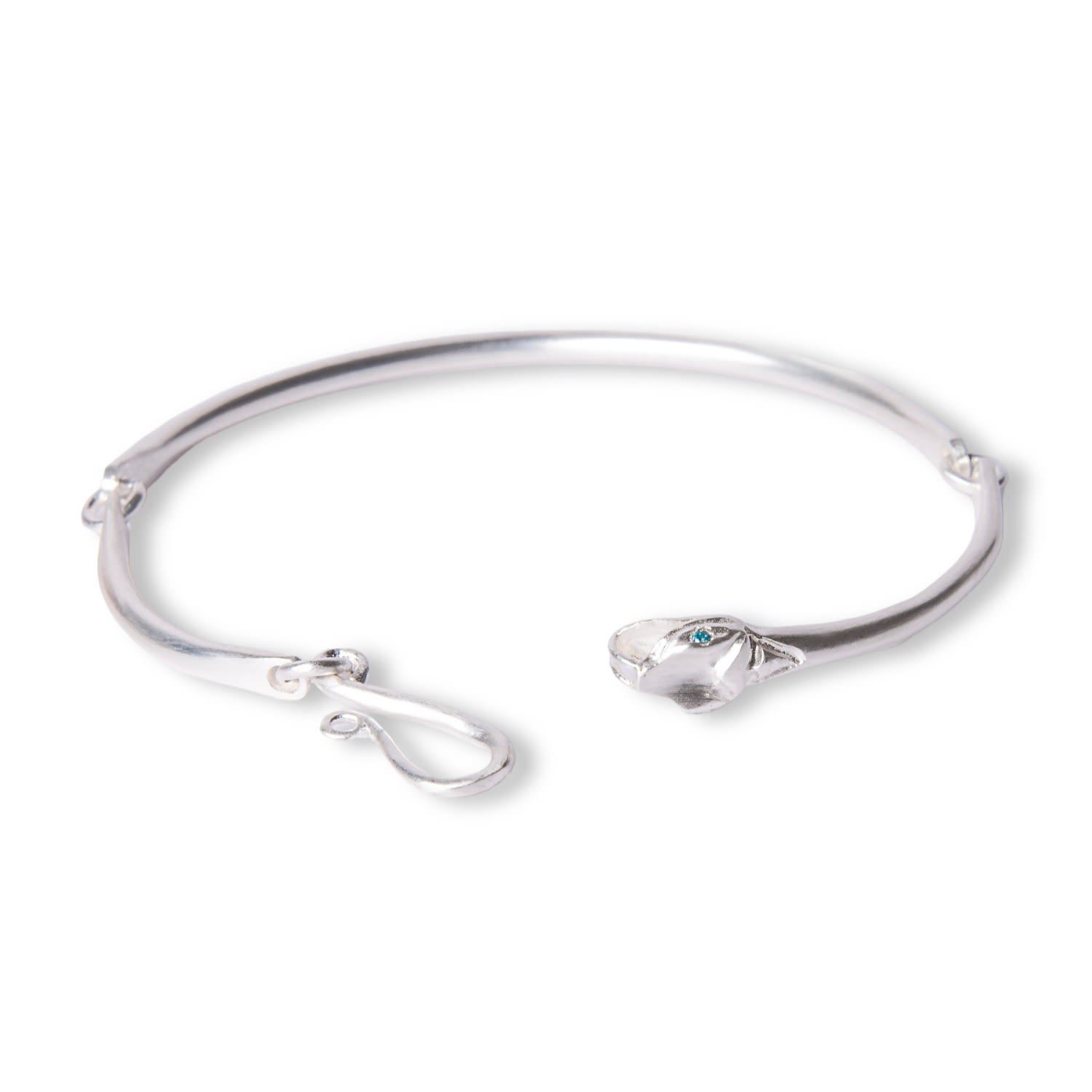Ouroboros Snake Silver Bracelet