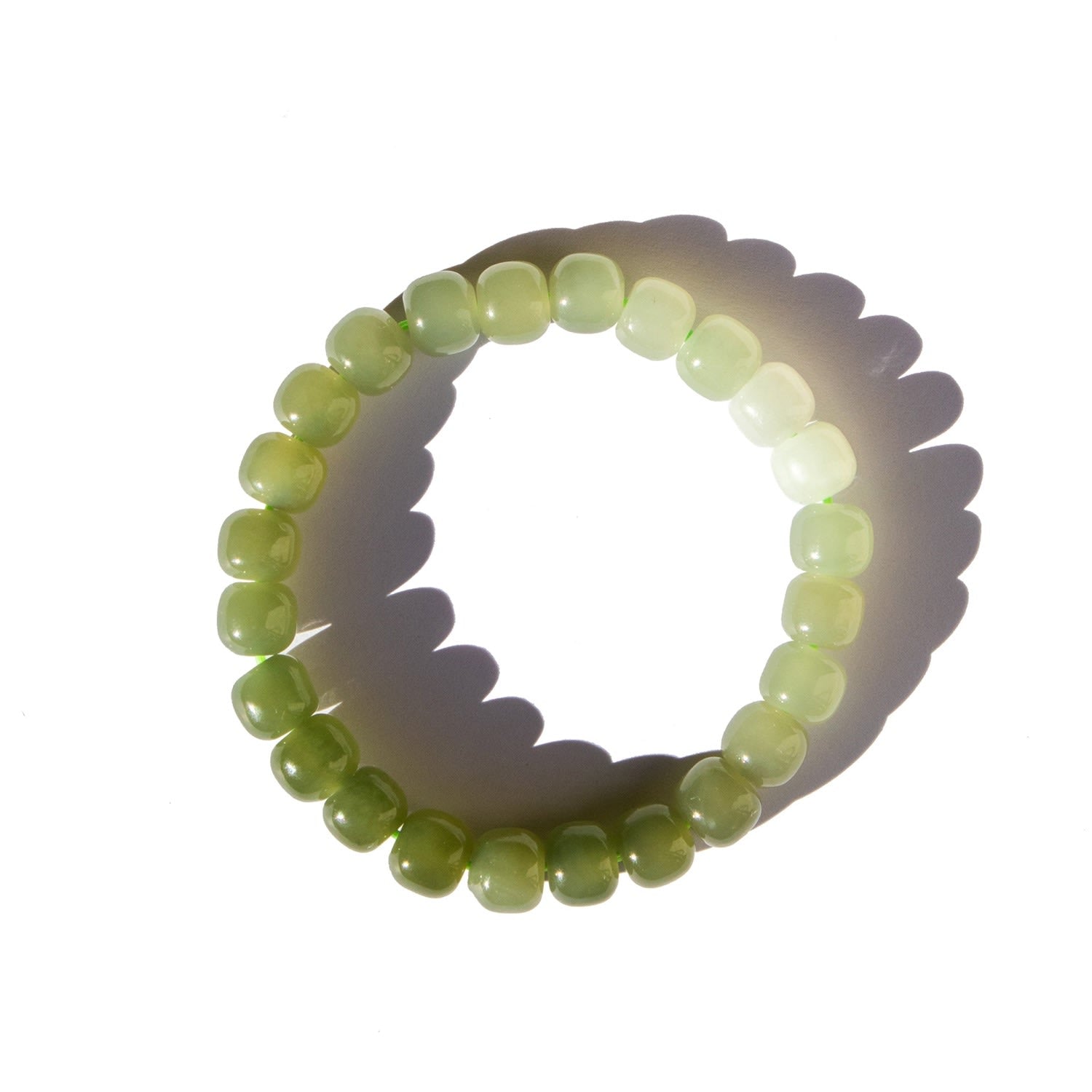 Ombre Beaded Jade Bracelet
