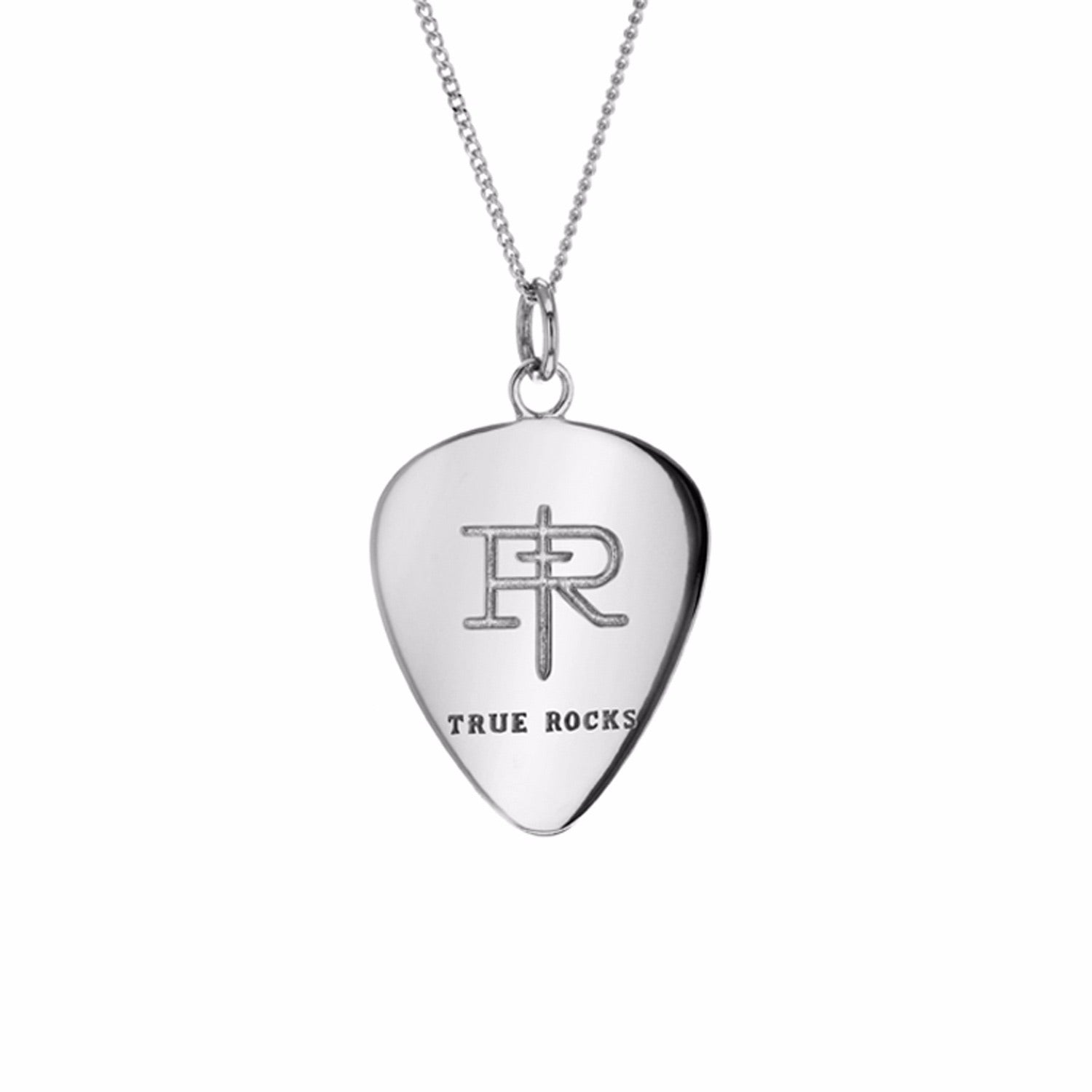 Sterling Silver Plectrum Pendant