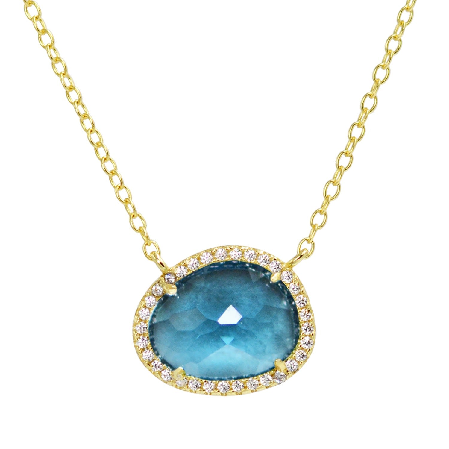 Kokoto Necklace - London Blue Topaz