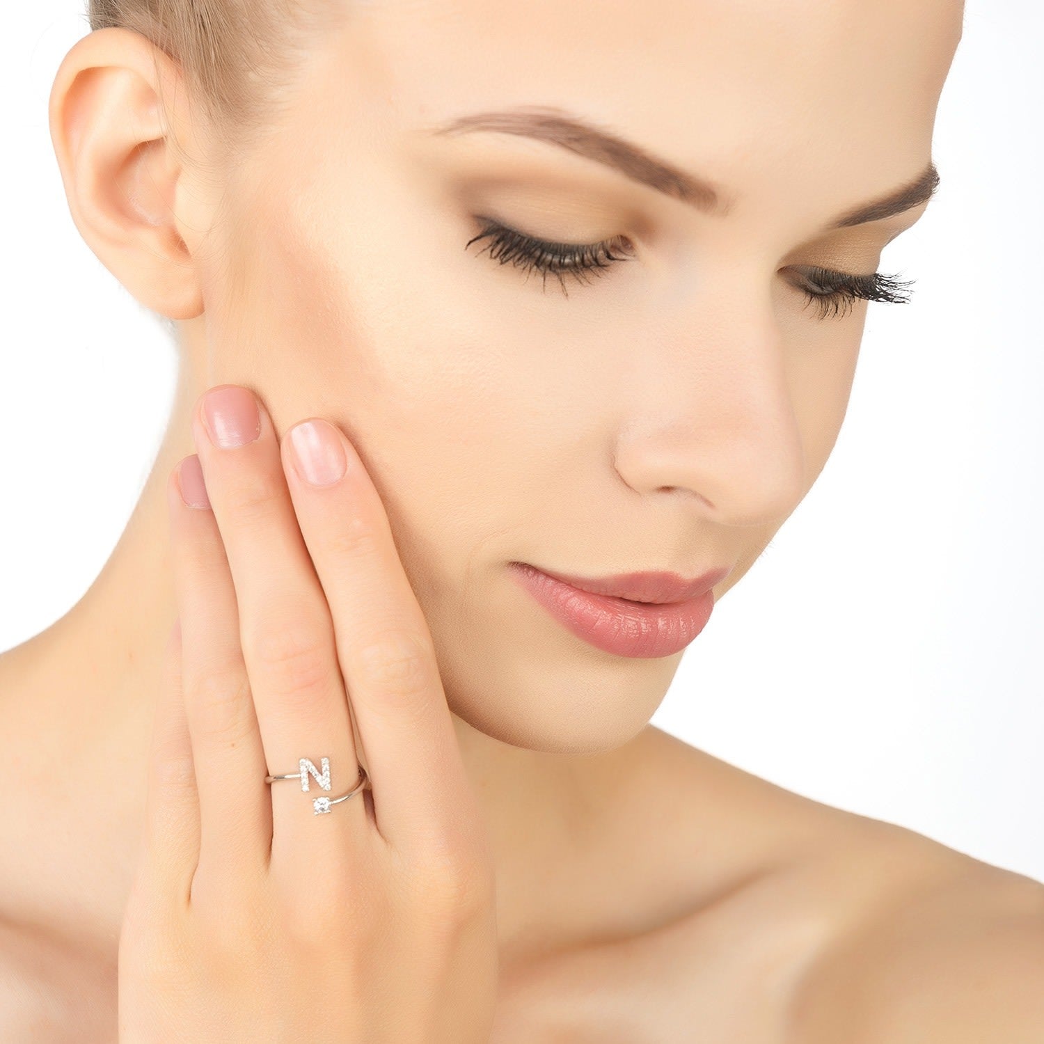 Initial Ring Silver N