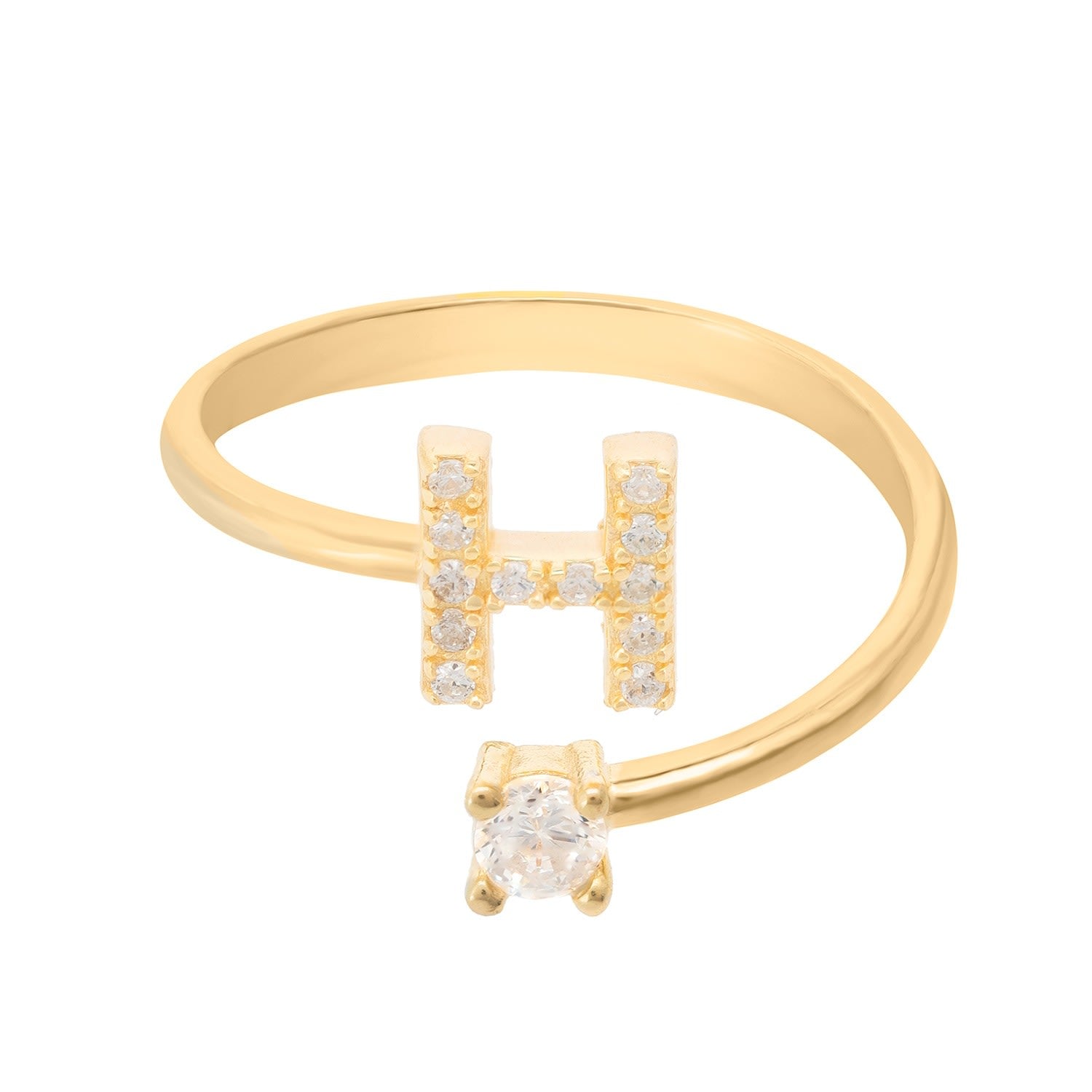 Initial Ring Gold H