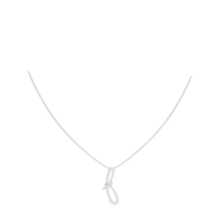 Lowercase 'F' Initial Pendant