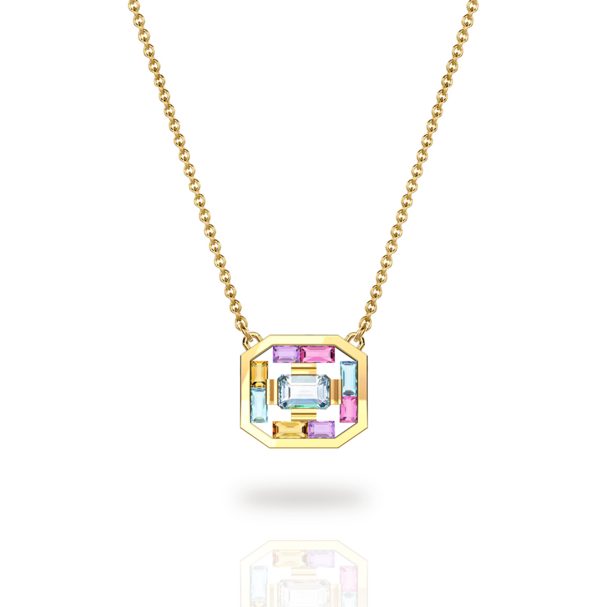 ART DECO AURA NECKLACE