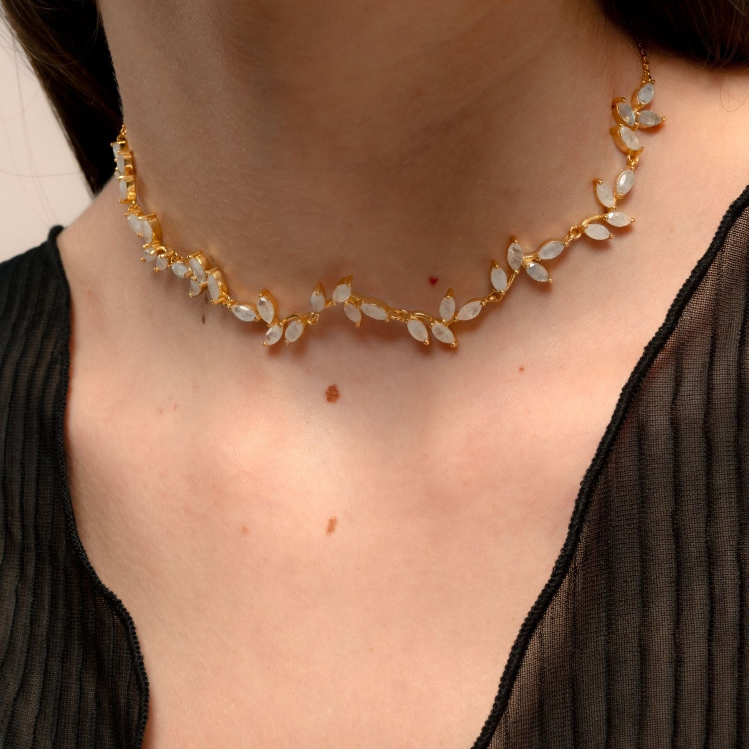 Padma Moonstone Necklace