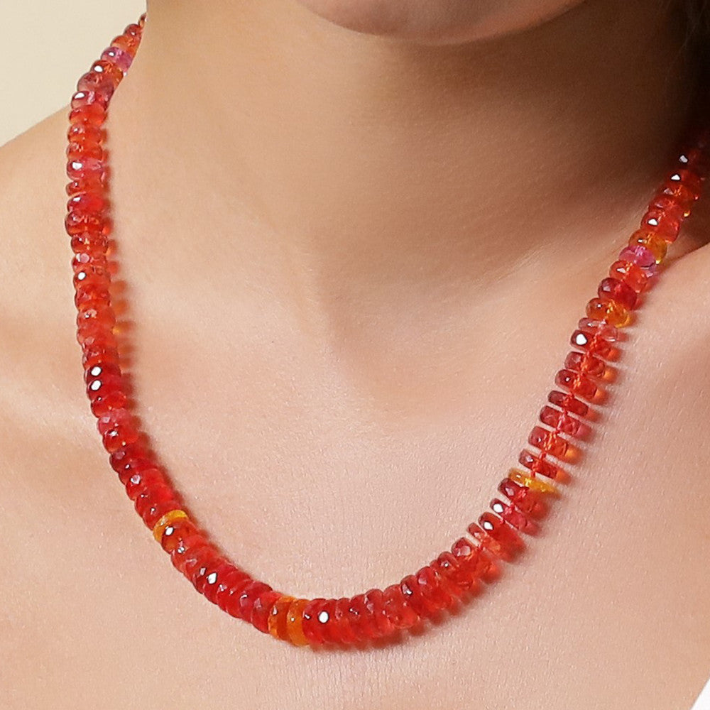 Luxe Collection: Padparadscha Sapphire Necklace