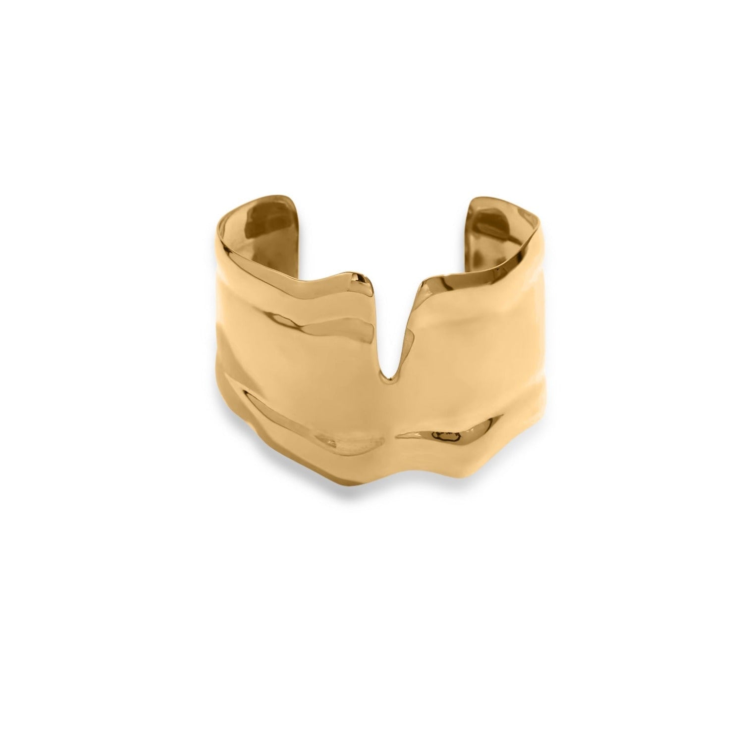 Paige Irregular Statement Cuff - Gold
