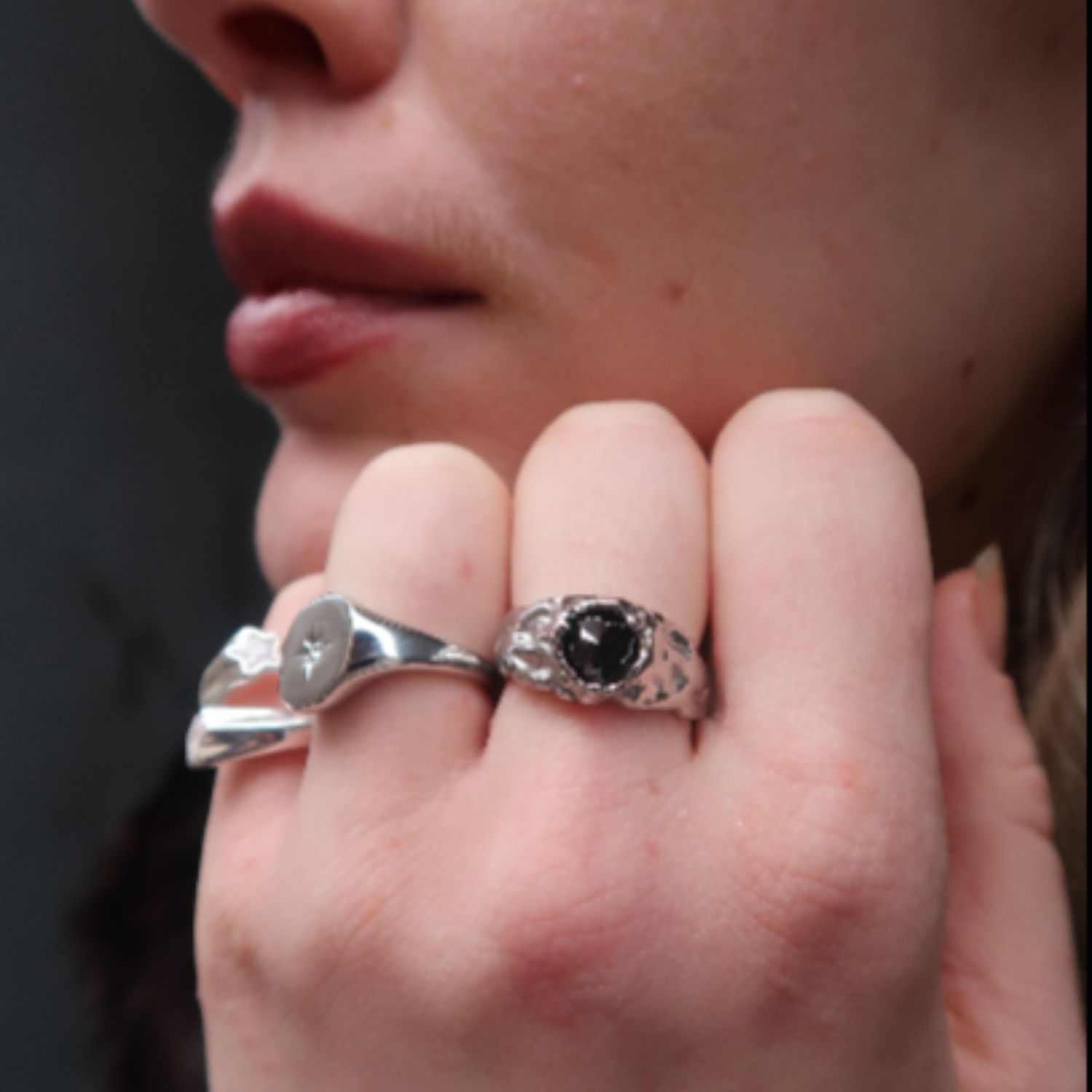 Paige's Gemstone Silver Ring