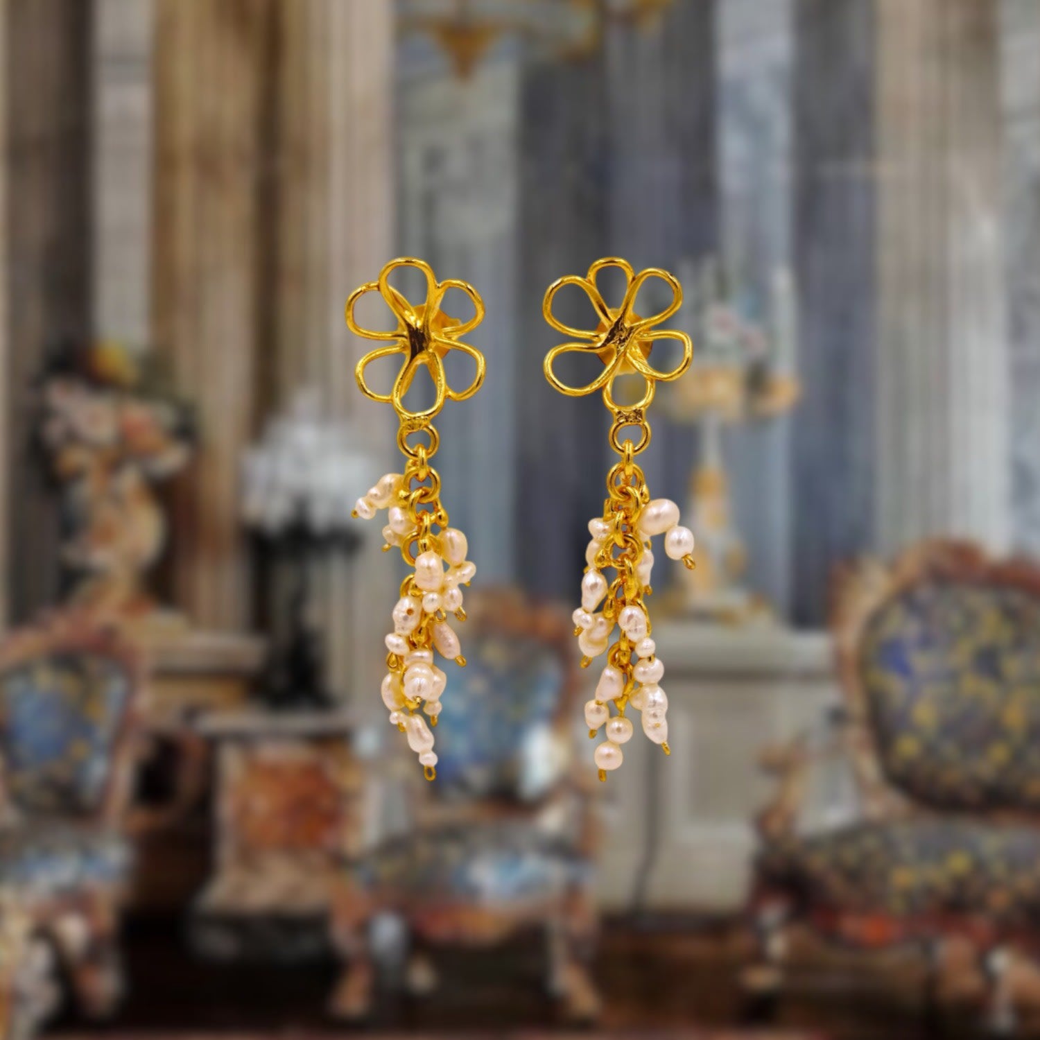 Palace Garden Floral Earrings