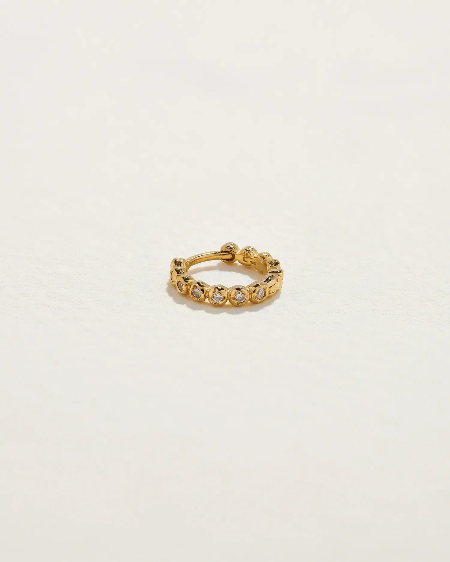 8mm Molten Eternity Huggie