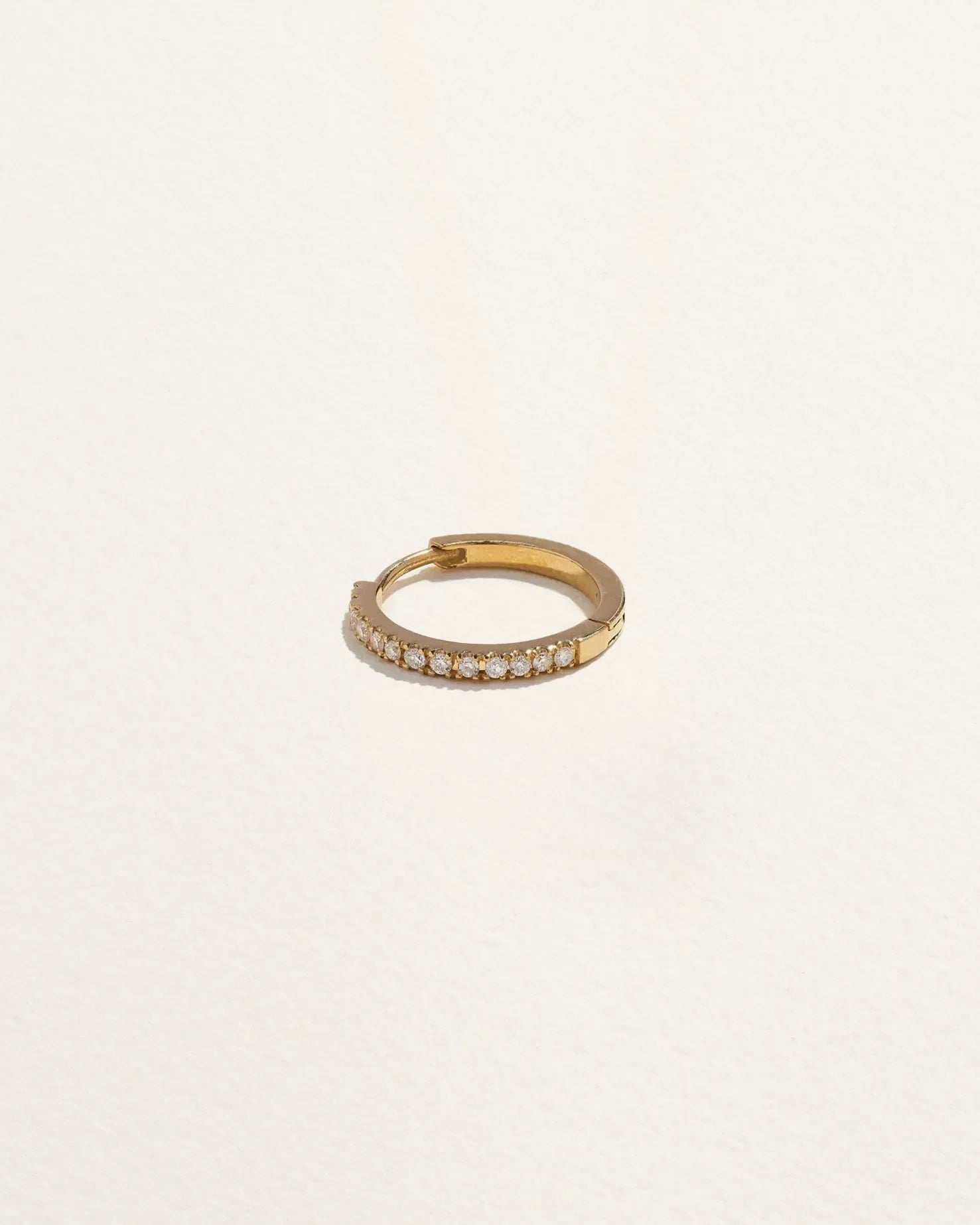 8mm Pavé Huggie