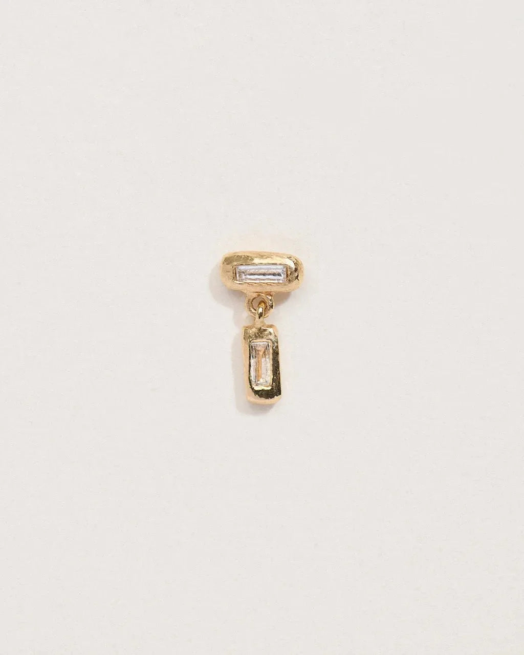 Double Baguette Stud