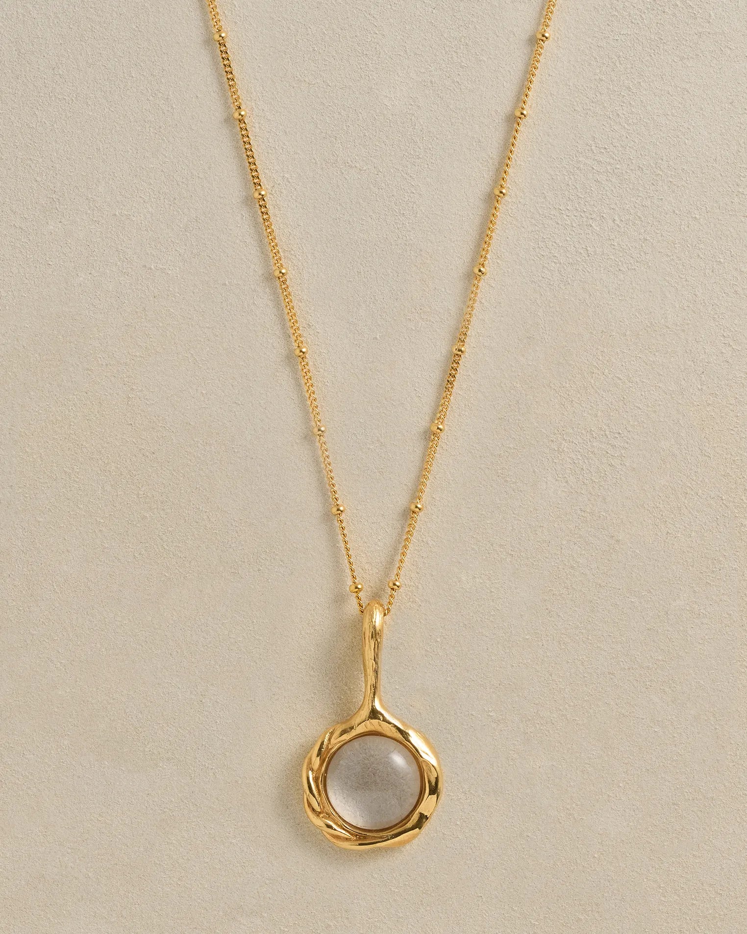 Braided Drop Pendant
