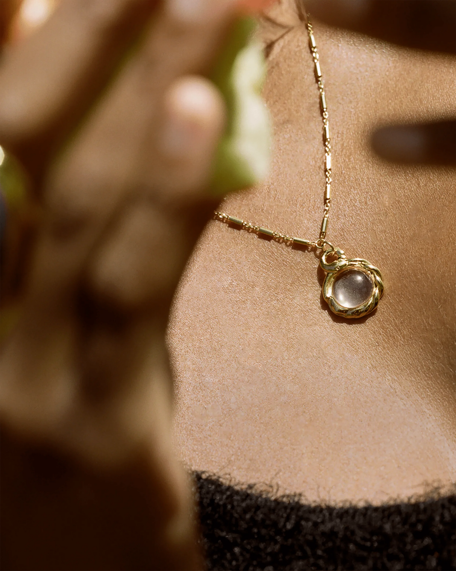 Braided Serpent Pendant