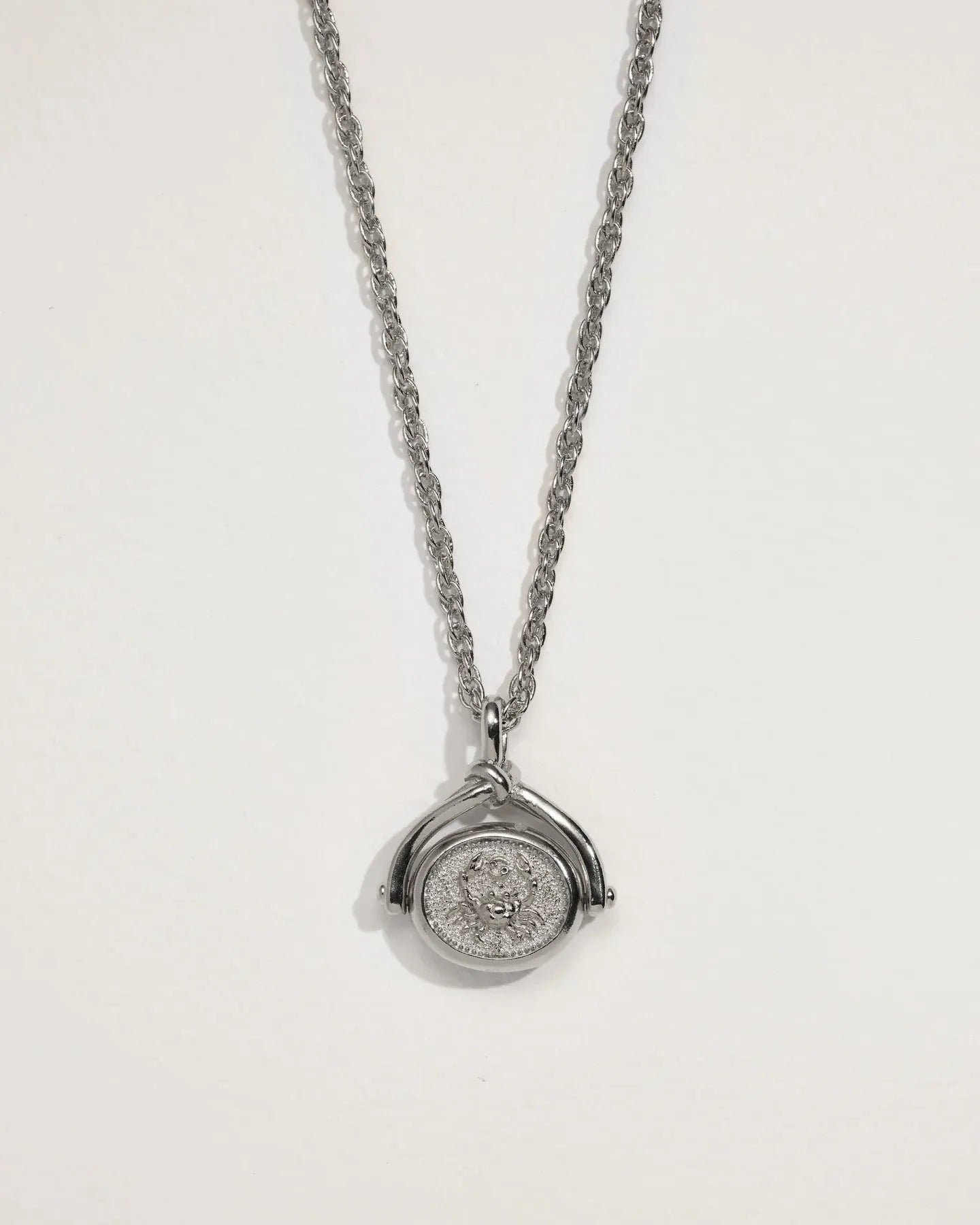 Cancer Spinner Pendant