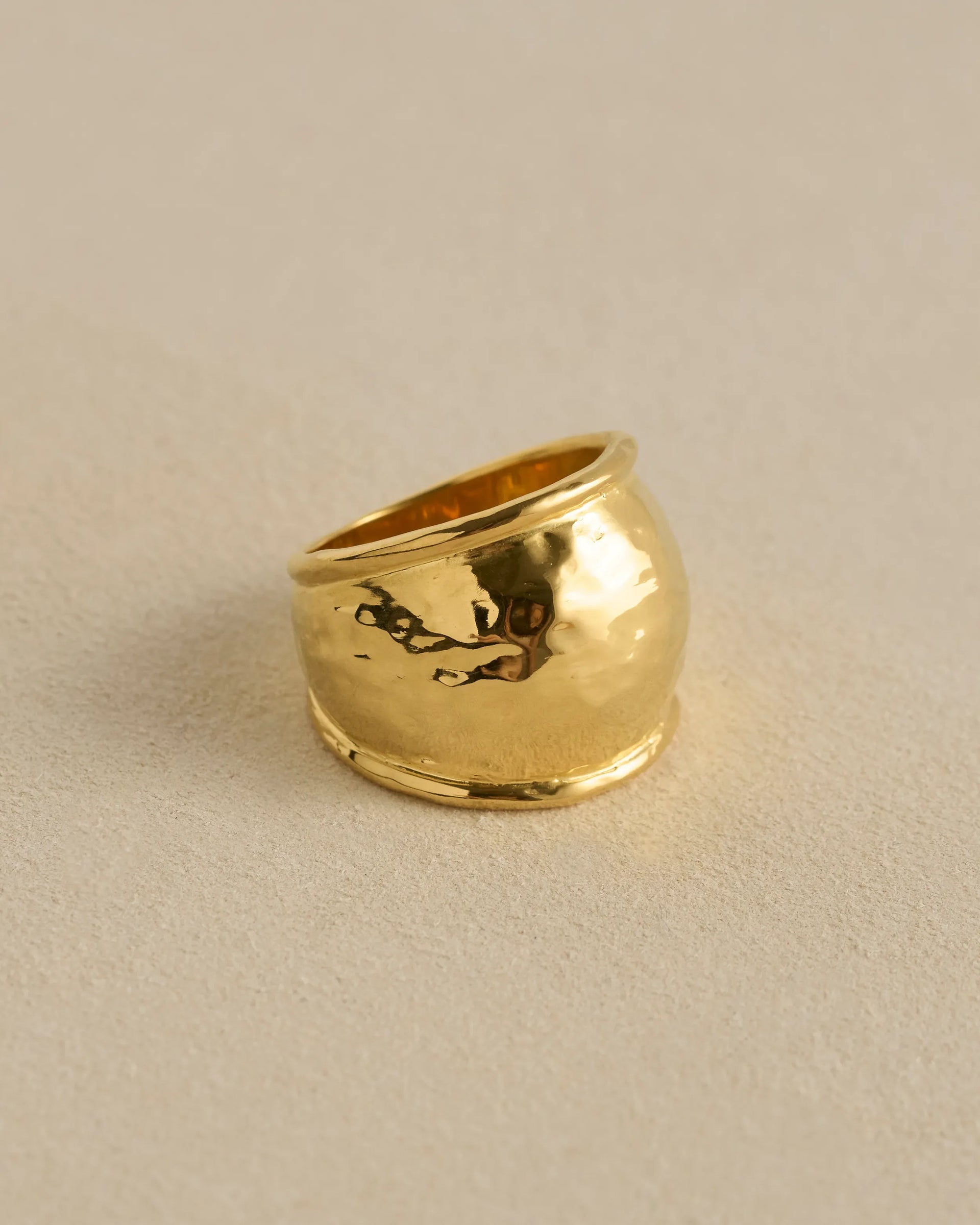 Hammered Radius Ring