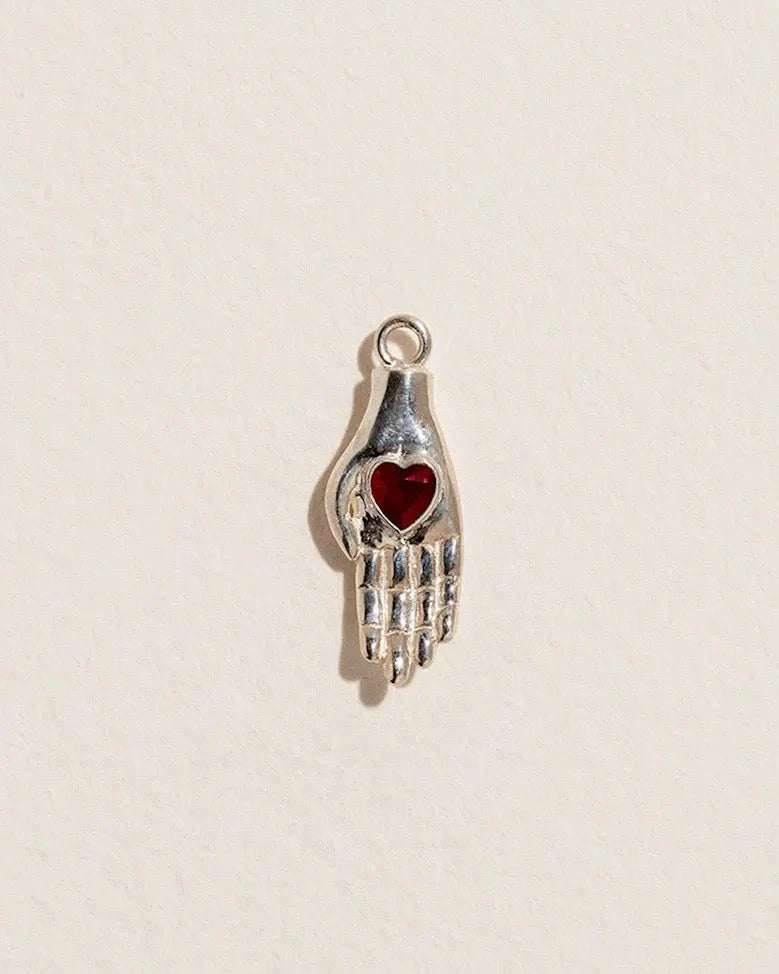 Heart in Hand Charm