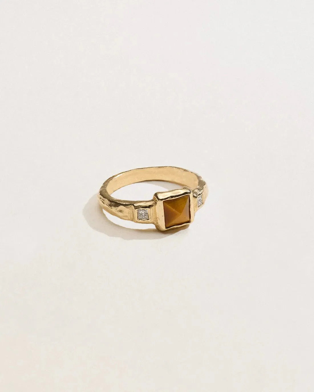 Stone Pyramid Ring