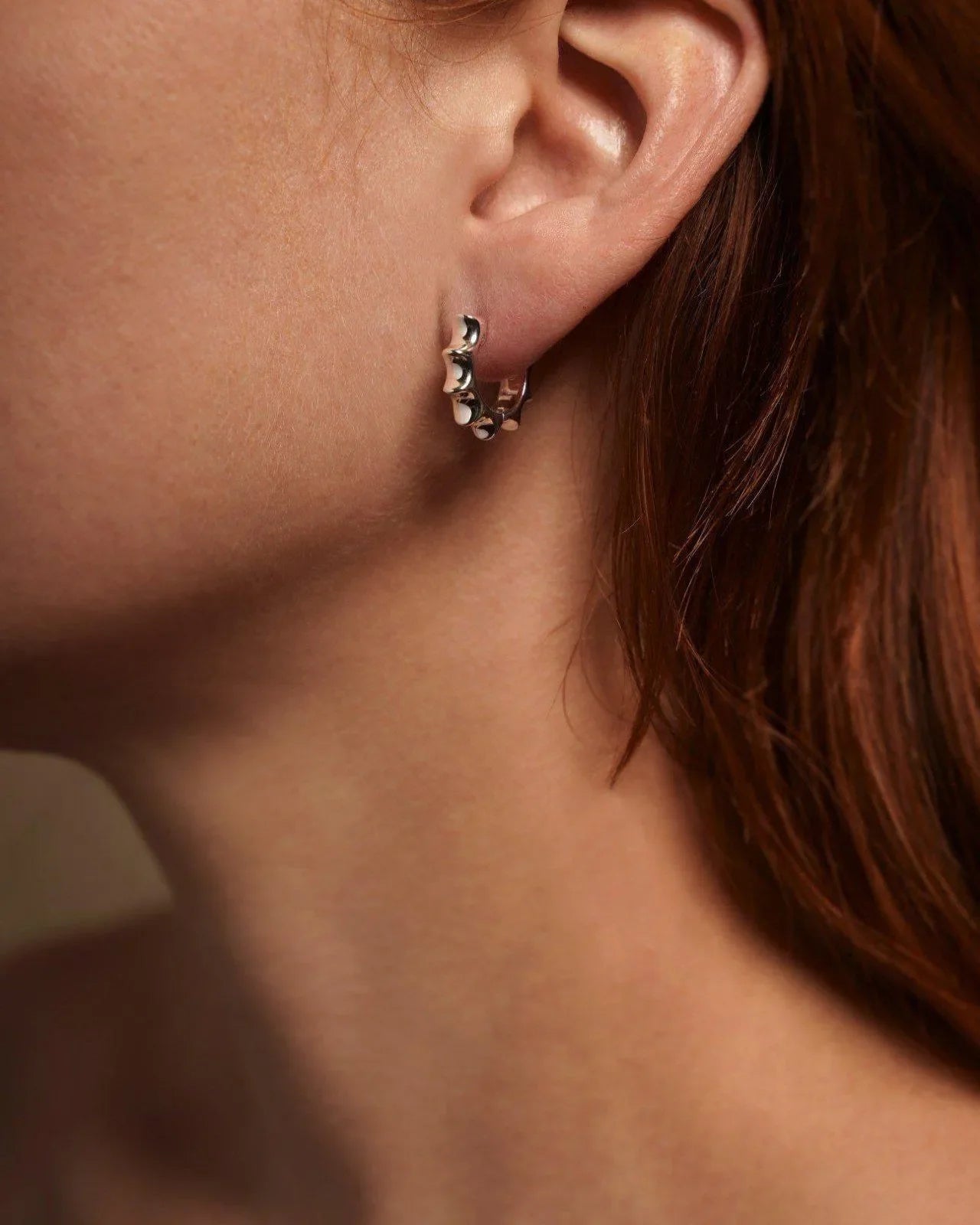 Sun Hoop Earrings