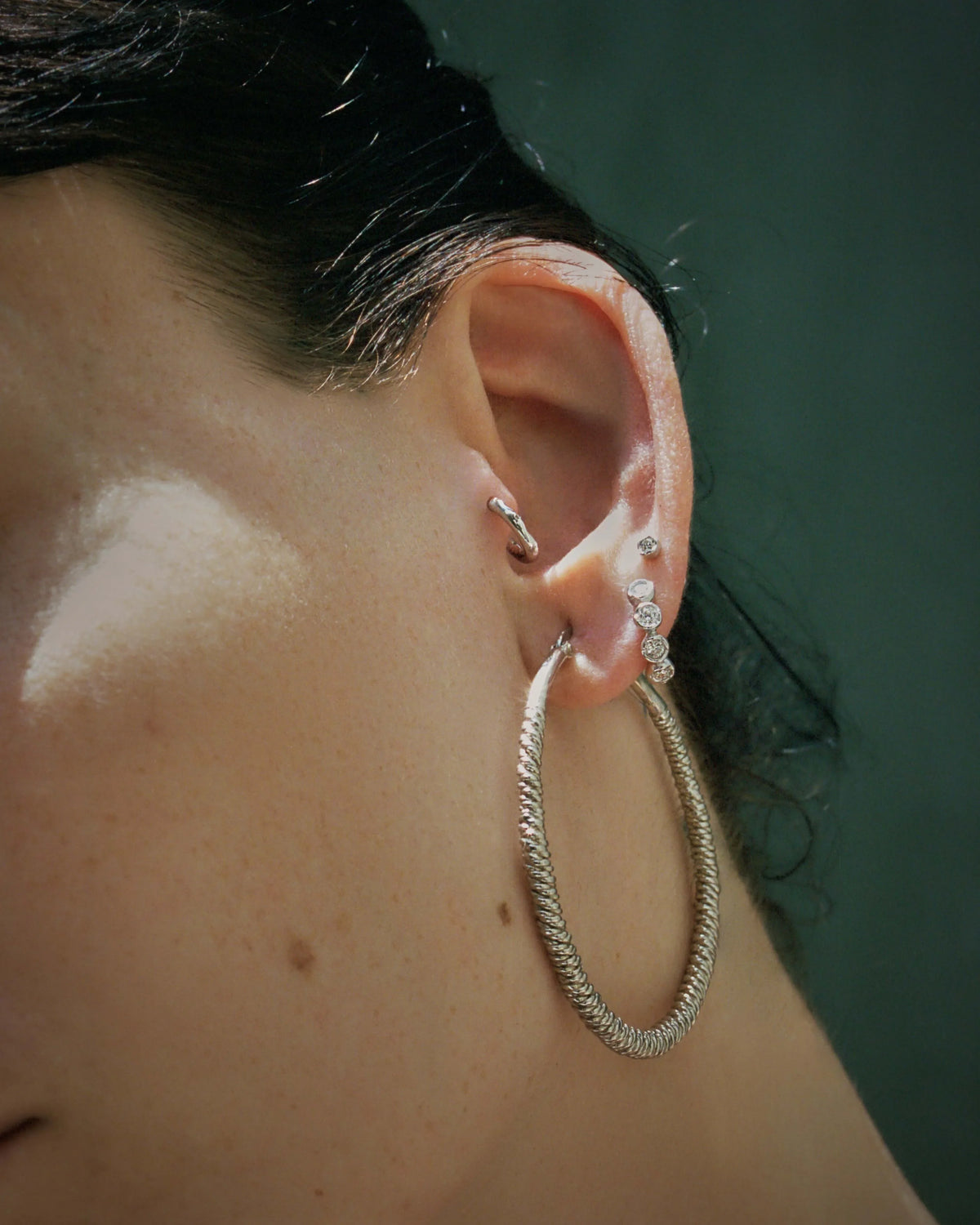 Petite Nugget Stud - Push Pin