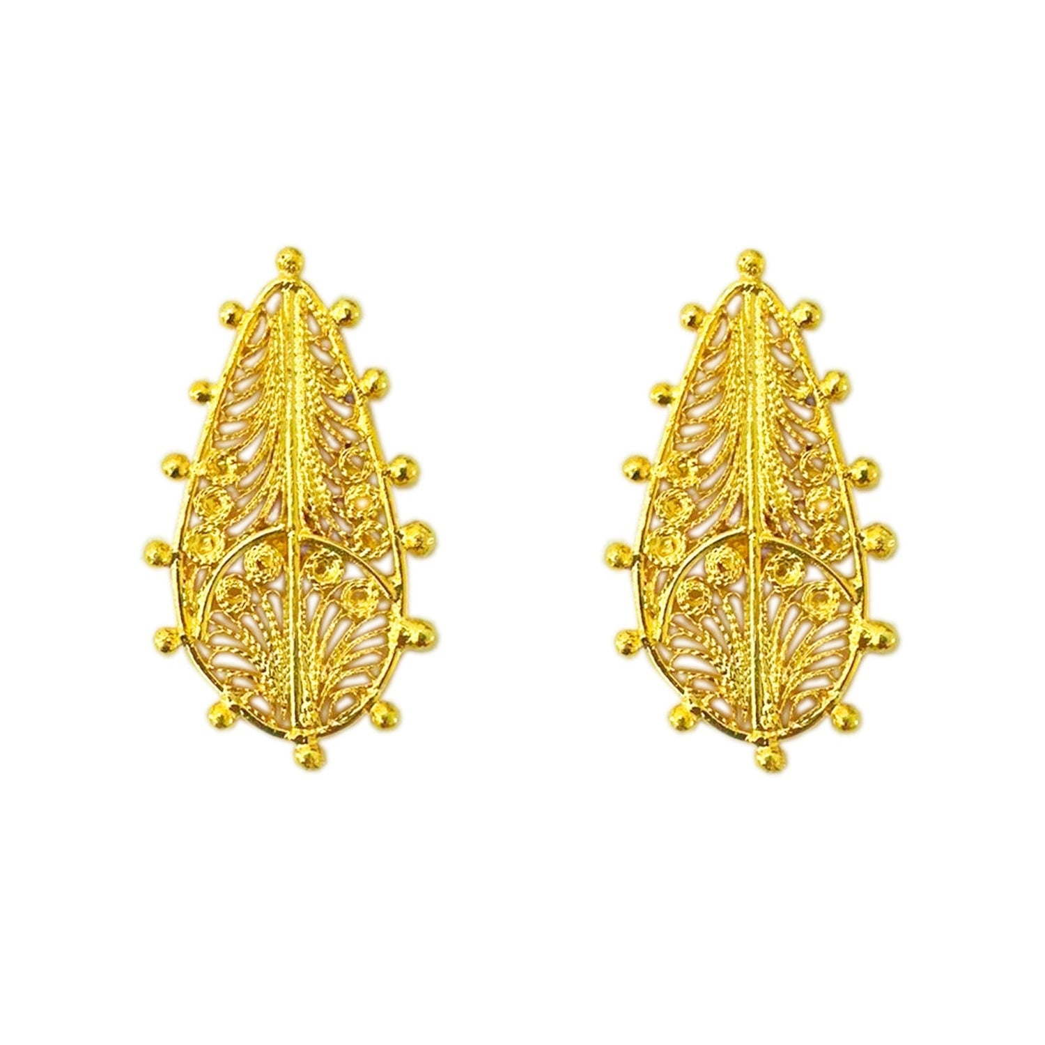 Pandora Golden Big Drops Earrings
