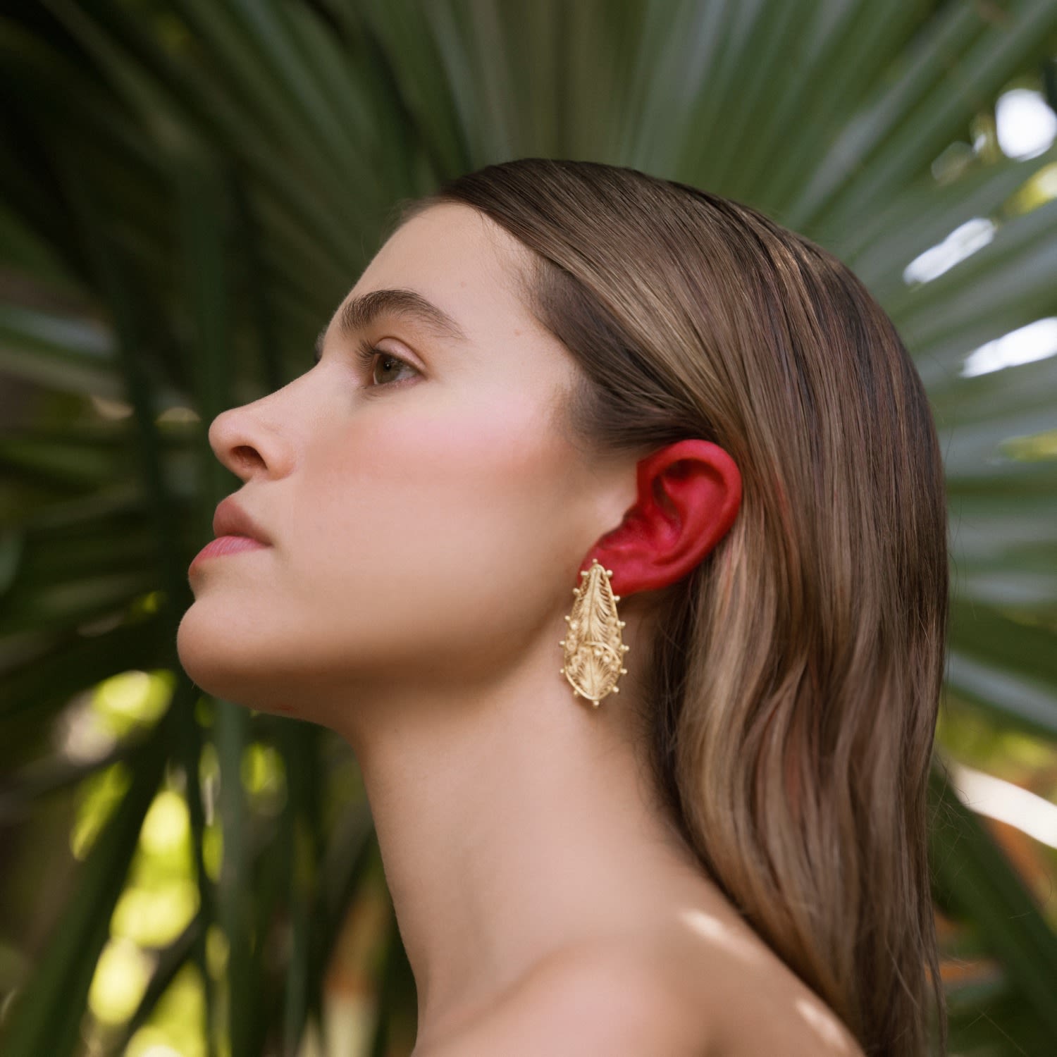 Pandora Golden Big Drops Earrings