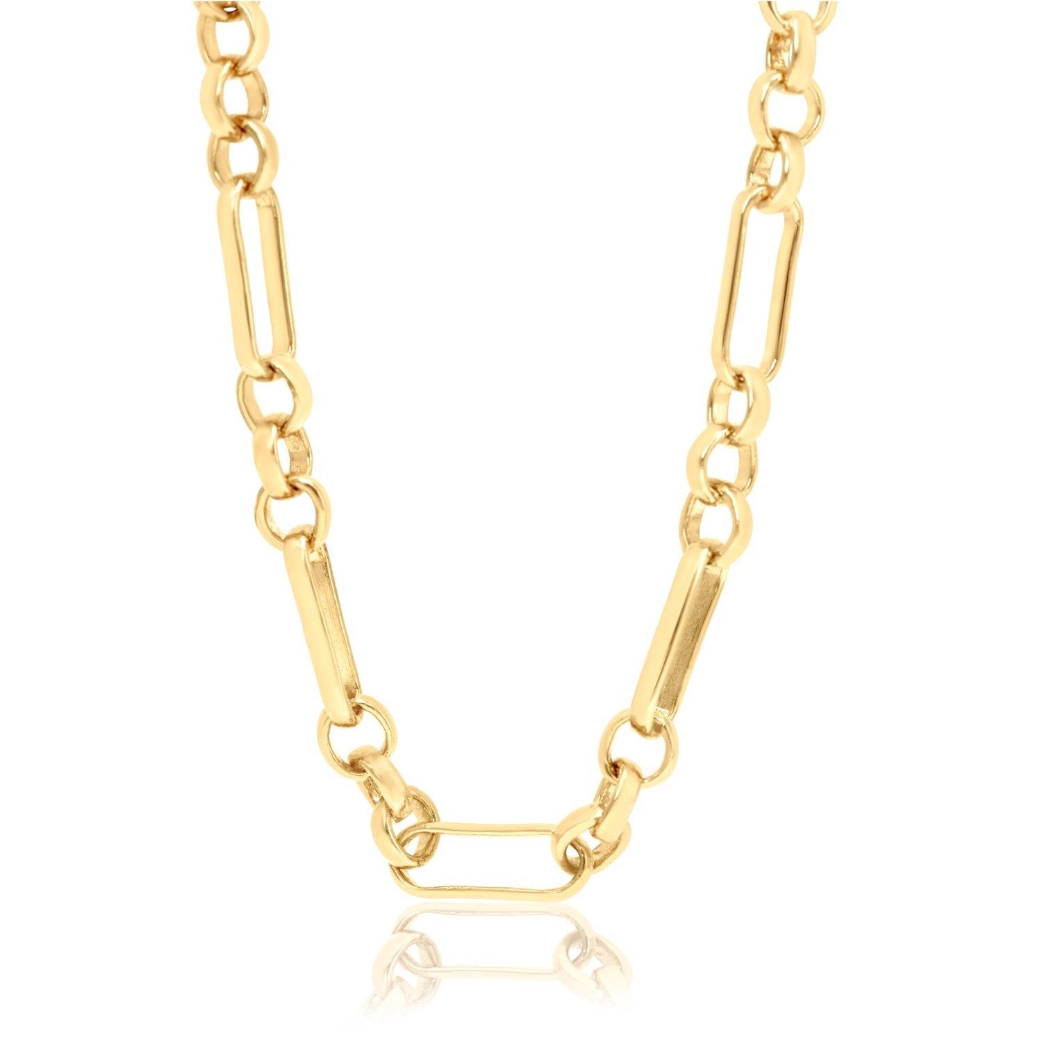 Paper Clip And Circle Chain