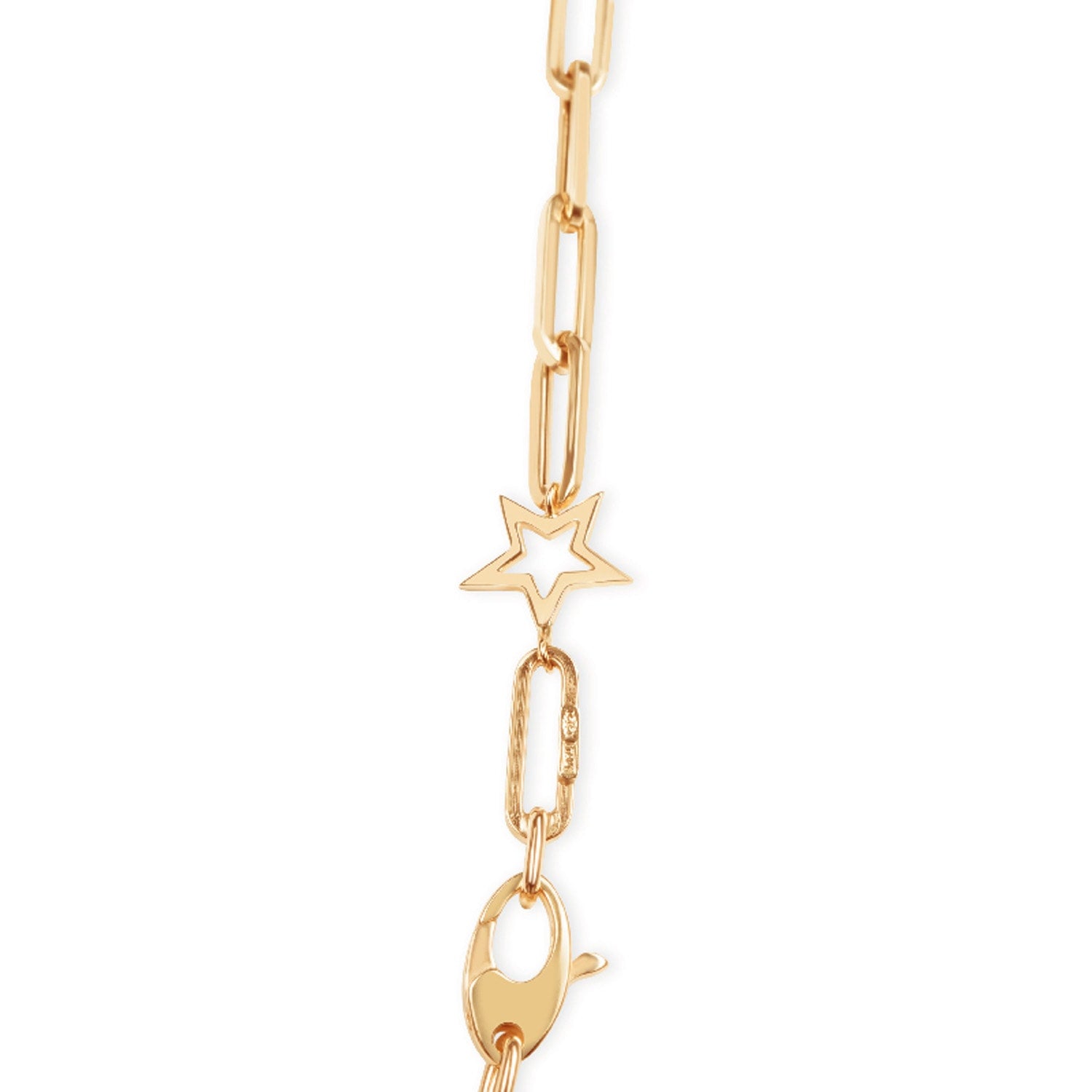 Paper Clip Star Chain