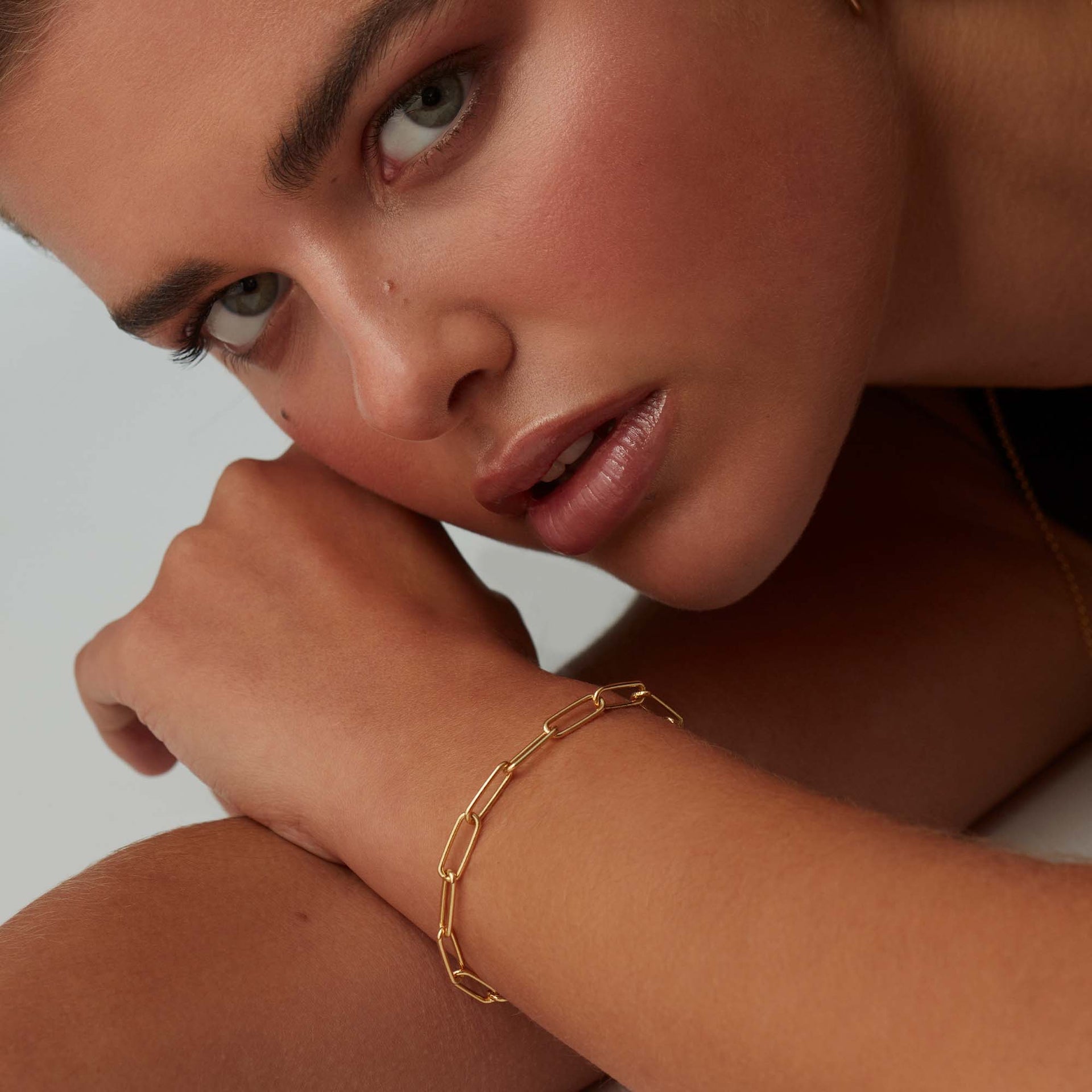 Paperclip Bracelet Gold