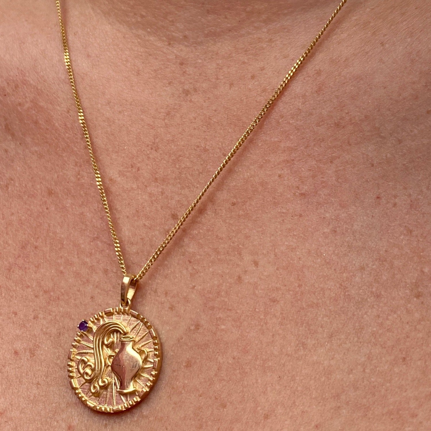 Papyrus Zodiac Sterling Silver Aquarius