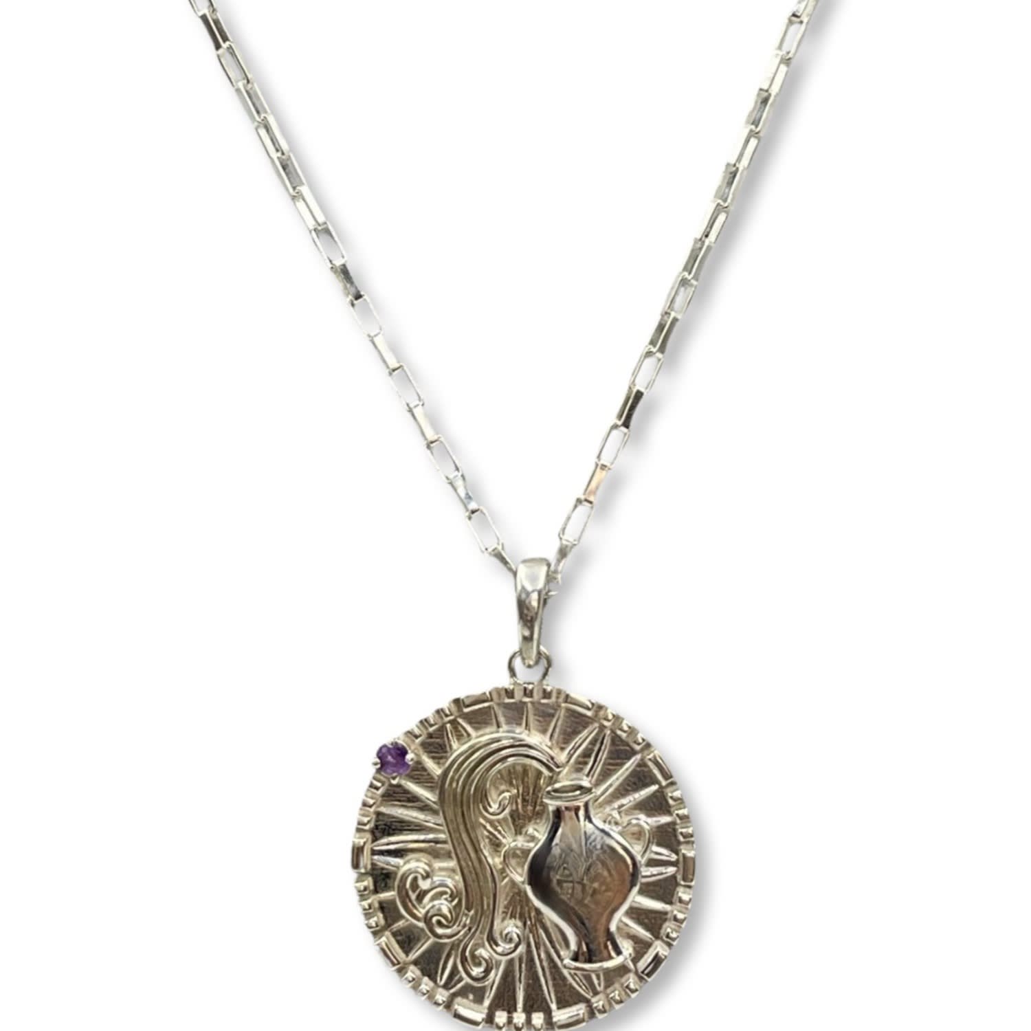 Papyrus Zodiac Sterling Silver Aquarius