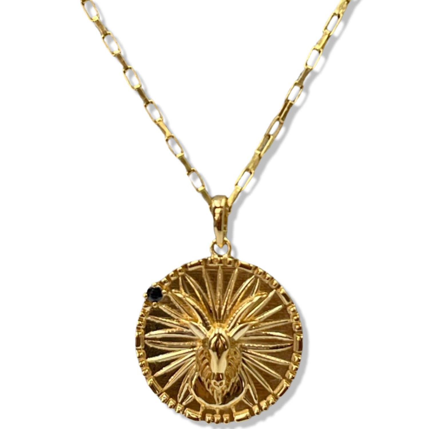 Papyrus Zodiac Vermeil Capricorn Pendant