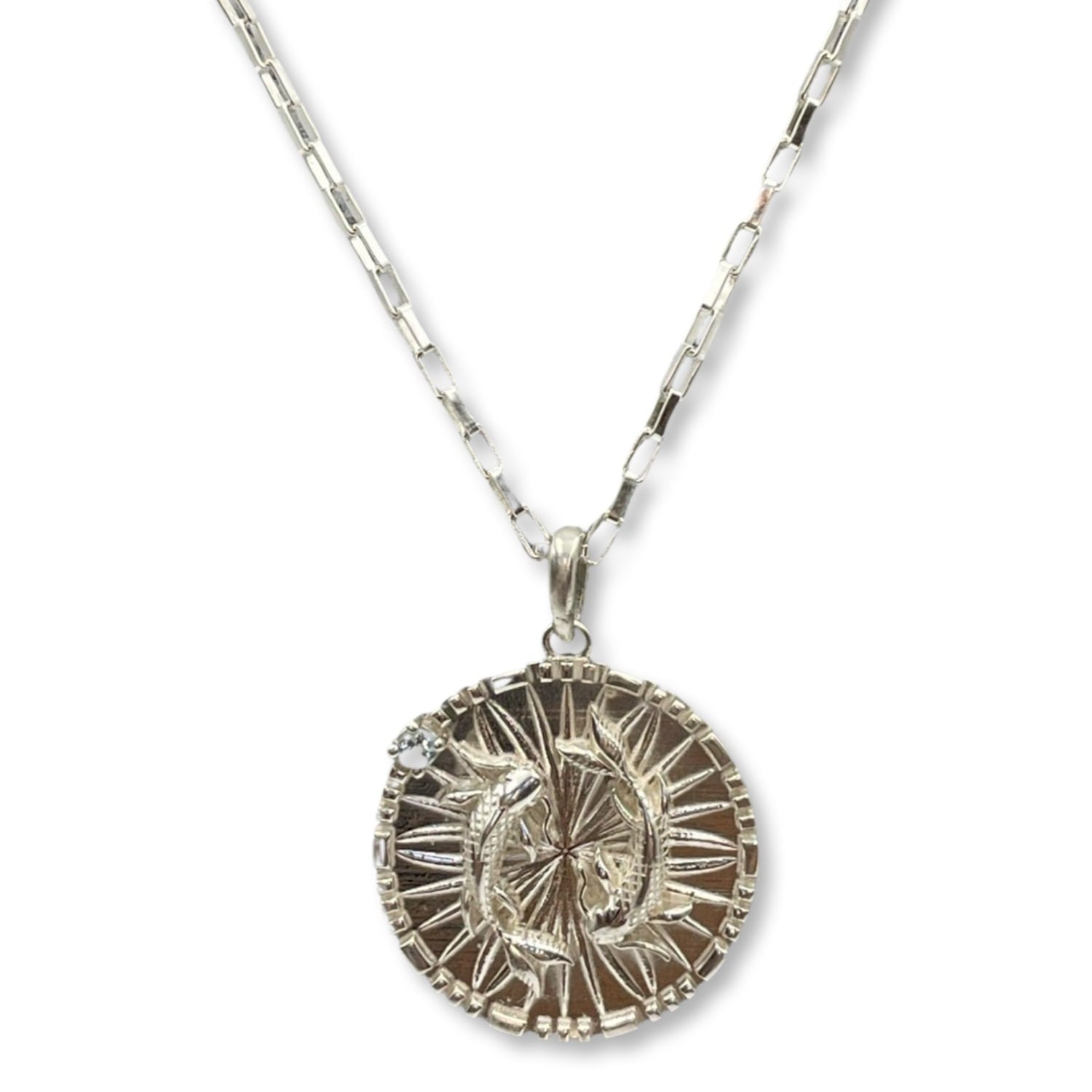Papyrus Zodiac Sterling Silver Pisces