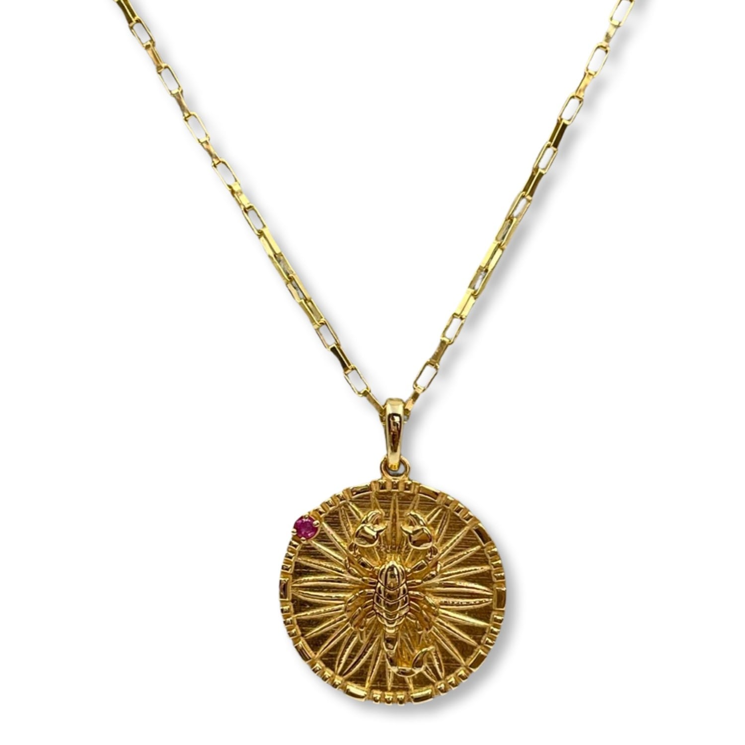 Papyrus Zodiac Vermeil Scorpio Pendant