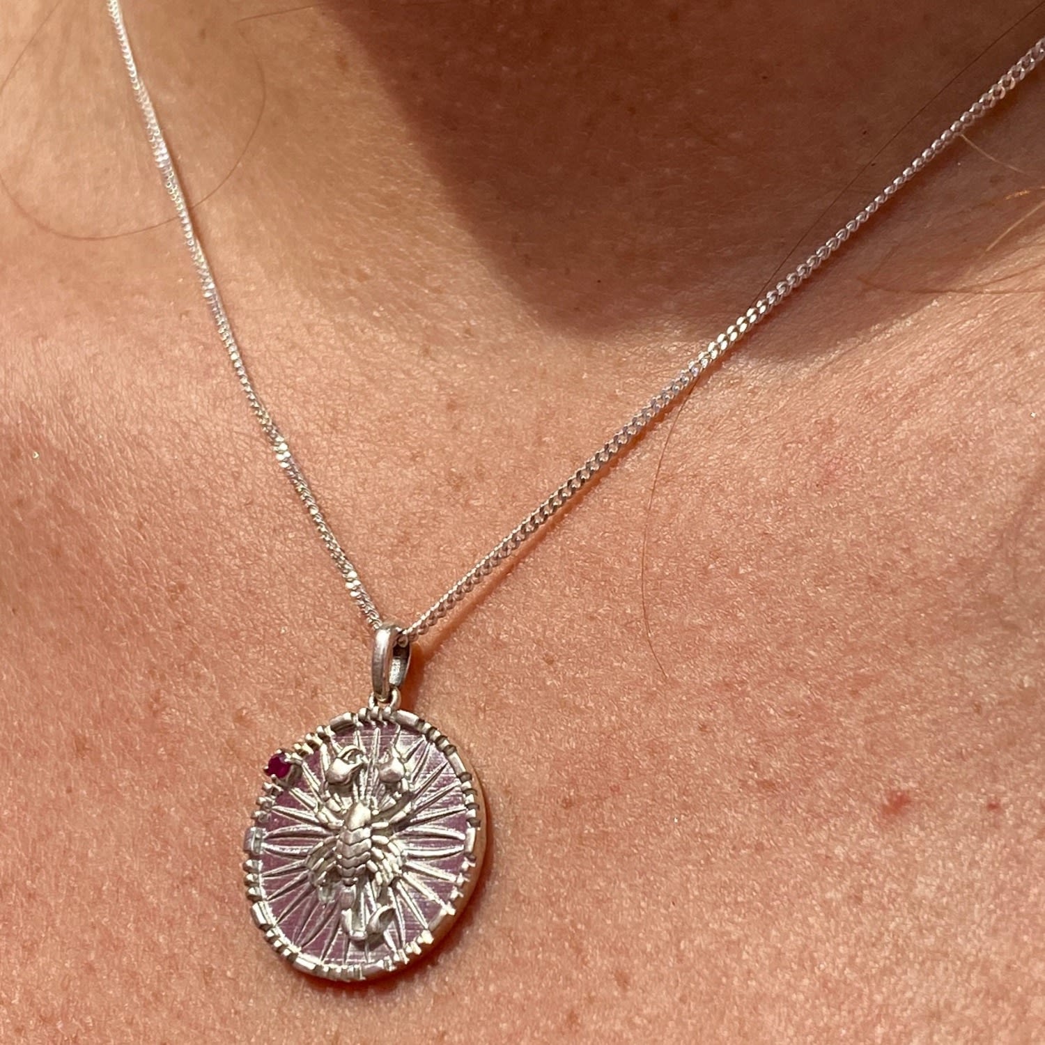 Papyrus Zodiac Sterling Silver Scorpio