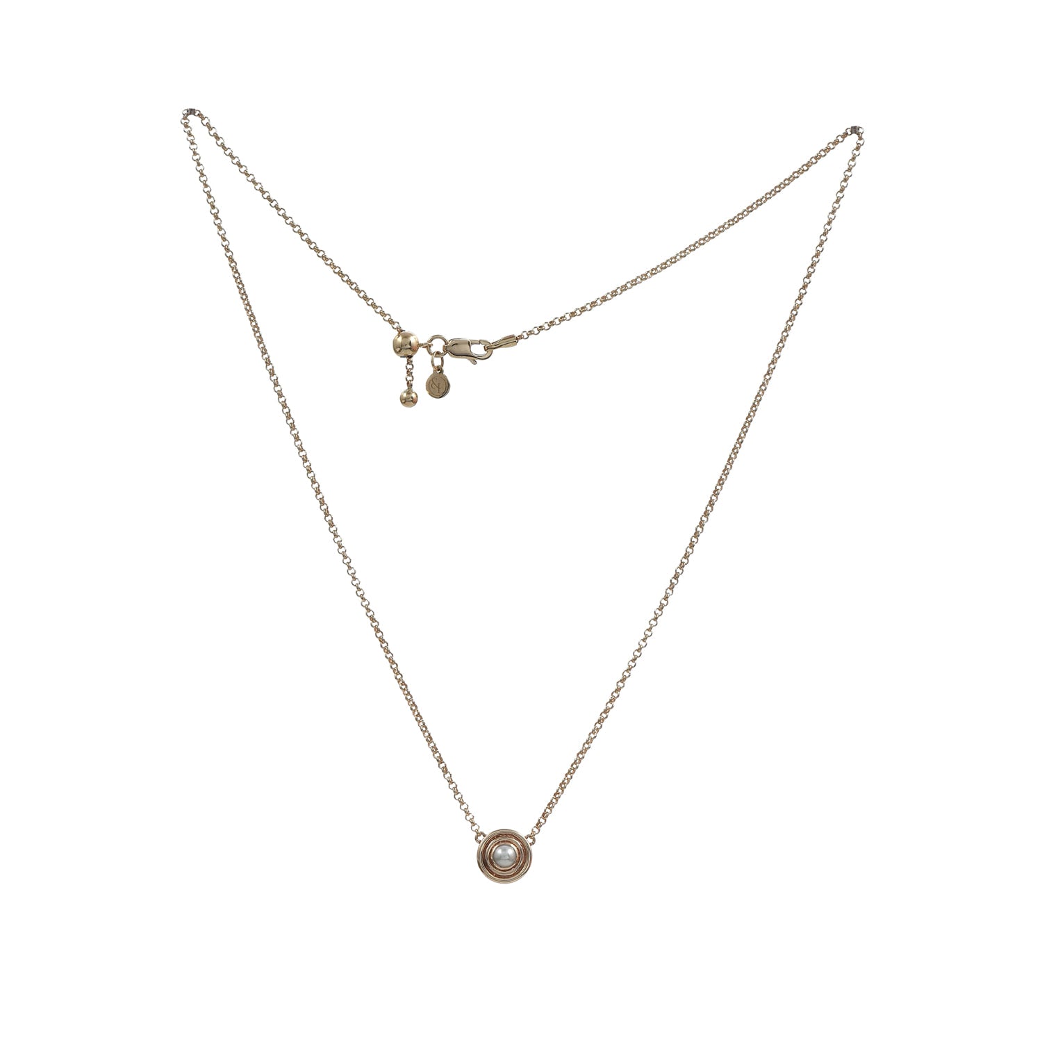 Parallel Pearl Necklace